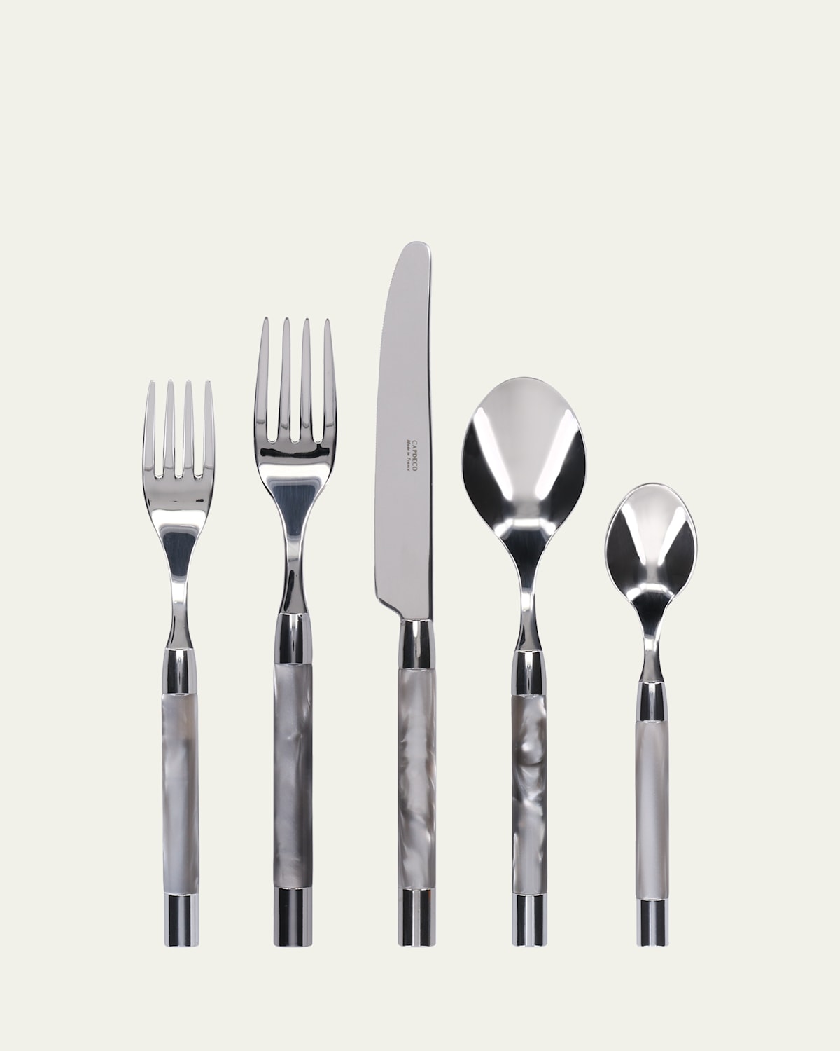 Capdeco Conty 5-piece Place Setting, Grey