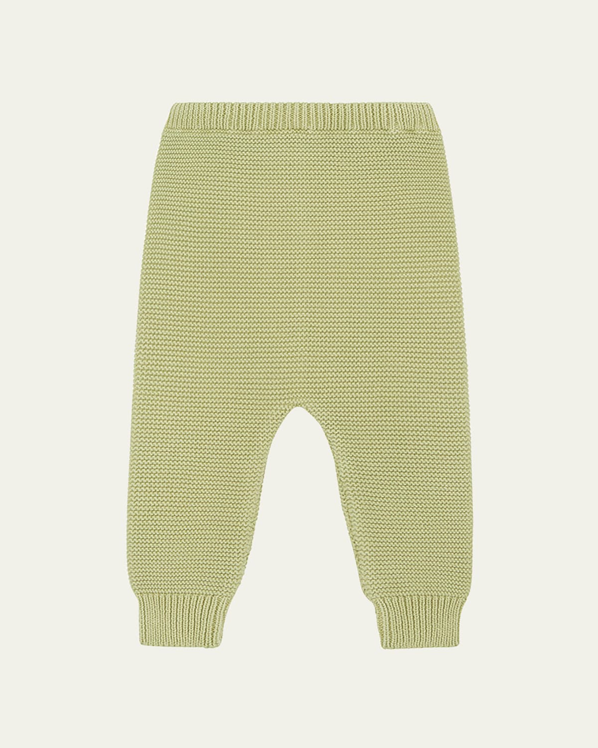 Vild - House Of Little Kid's Organic Cotton Knit Trousers In Green