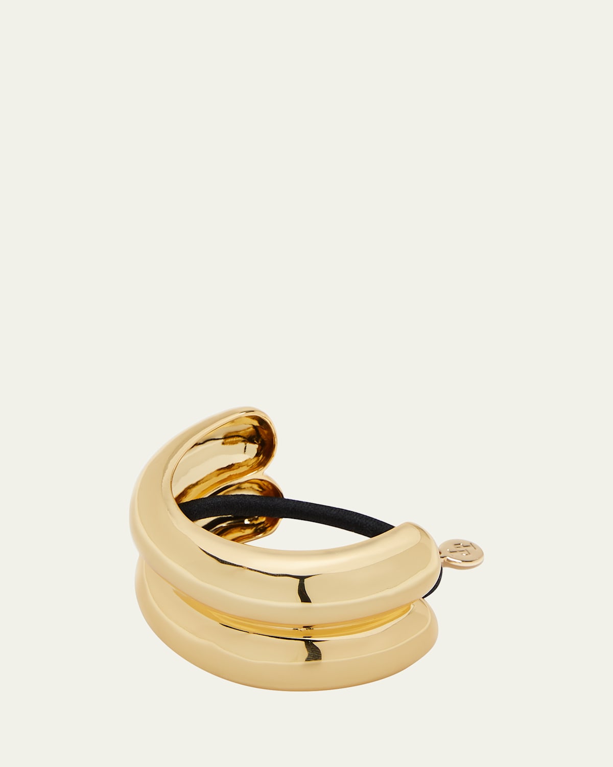 Glossy Double Arch Ponytail Cuff