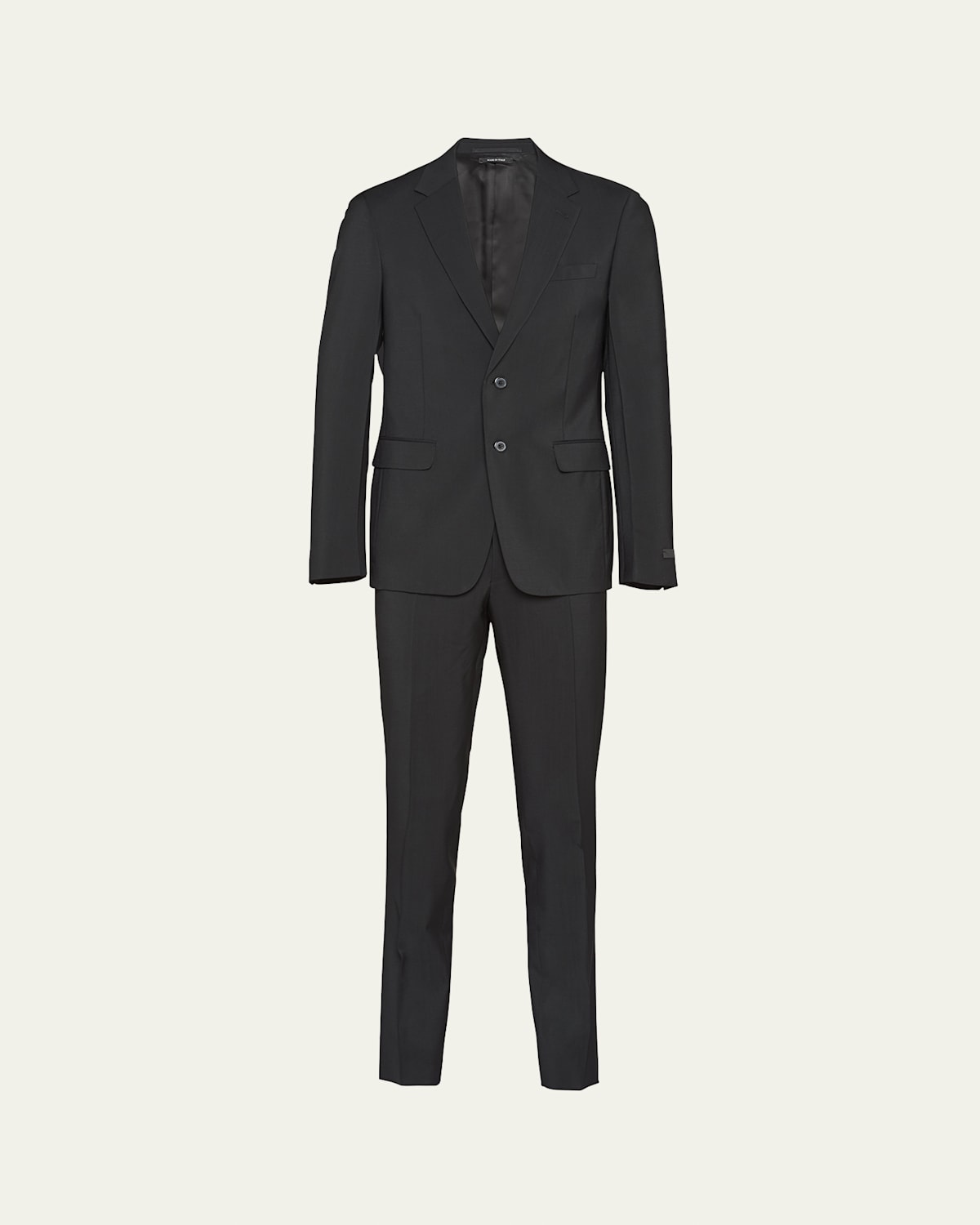Men's Wool-Mohair Solid Suit