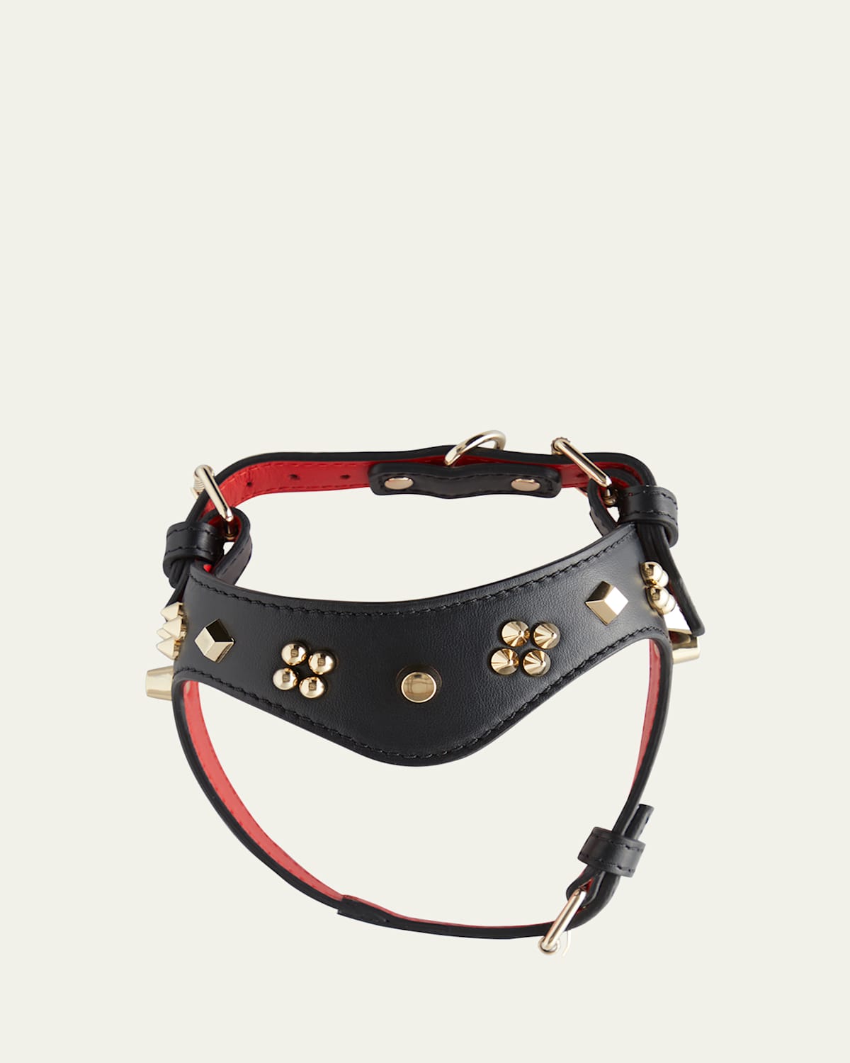 Christian Louboutin Loubiharness Cara Spikes Dog Harness,