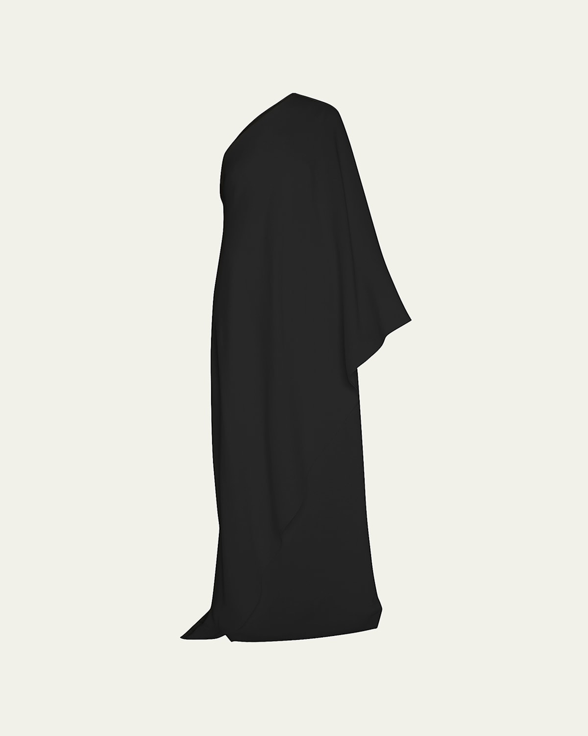 The Row Sparrow Draped One-shoulder Silk Gown