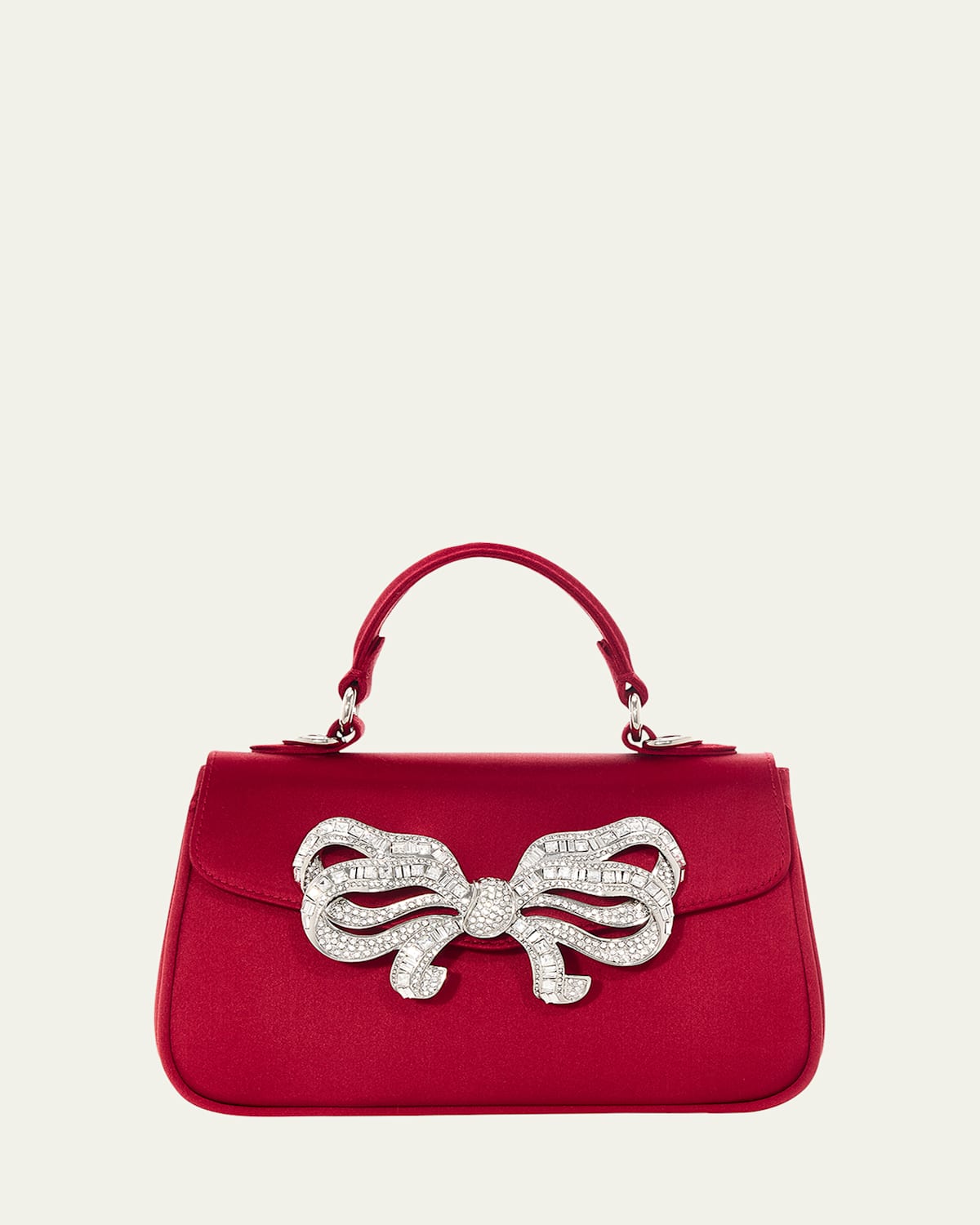 Gemma Crystal Satin Clutch Bag