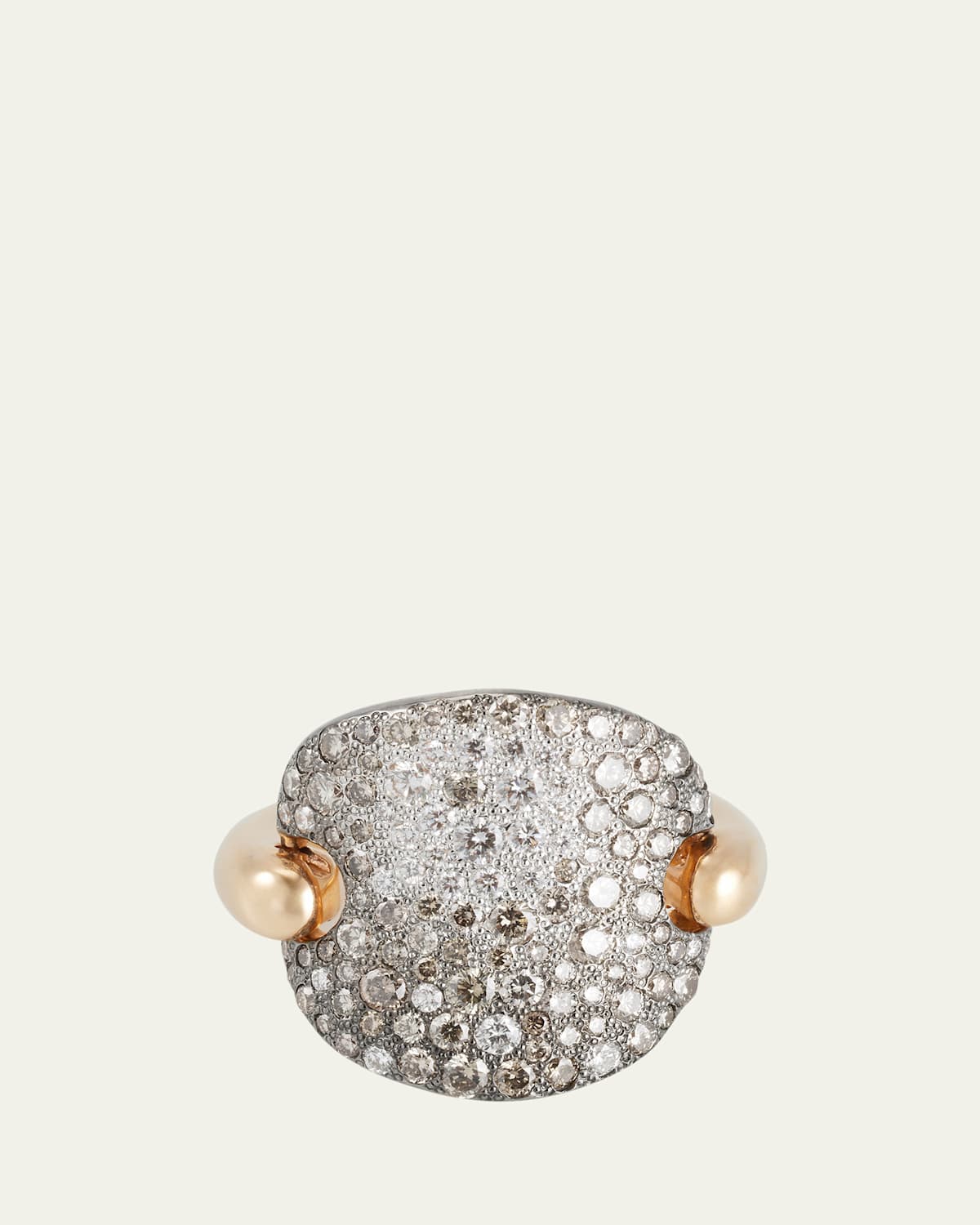 18K Rose Gold Sabbia Diamond Statement Ring