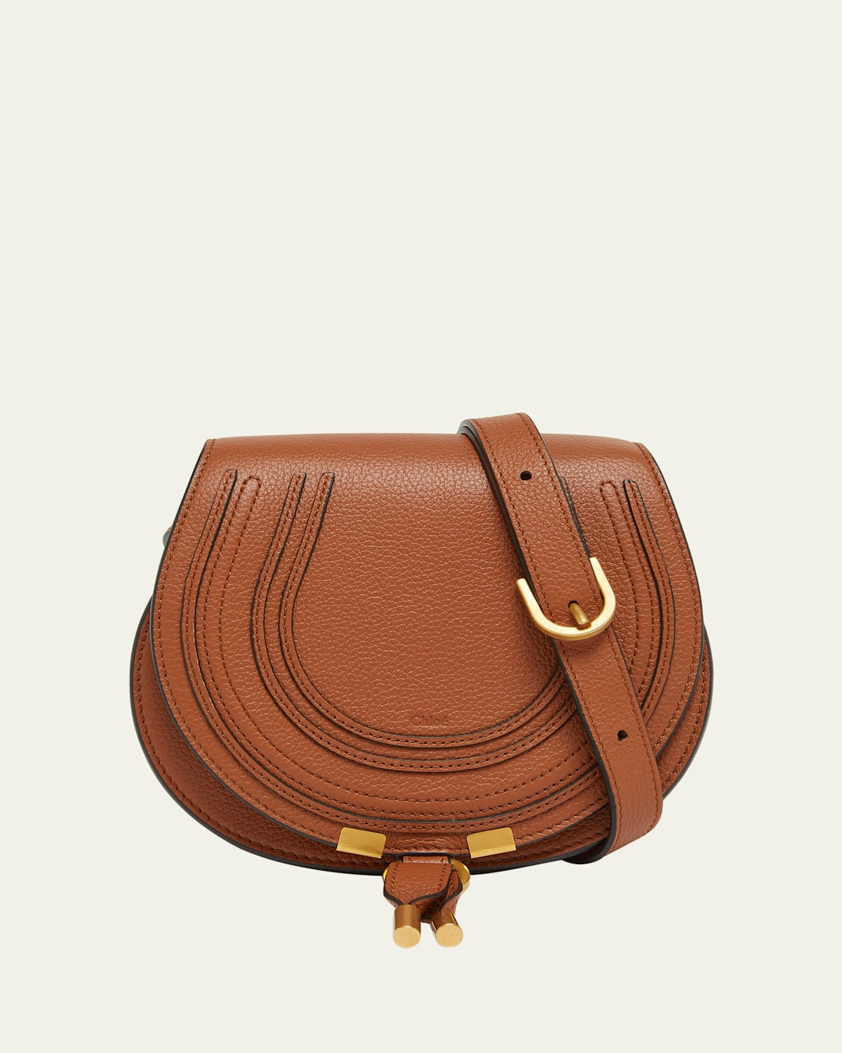 Chloé Marcie Small Crossbody Bag In Grained Calfskin