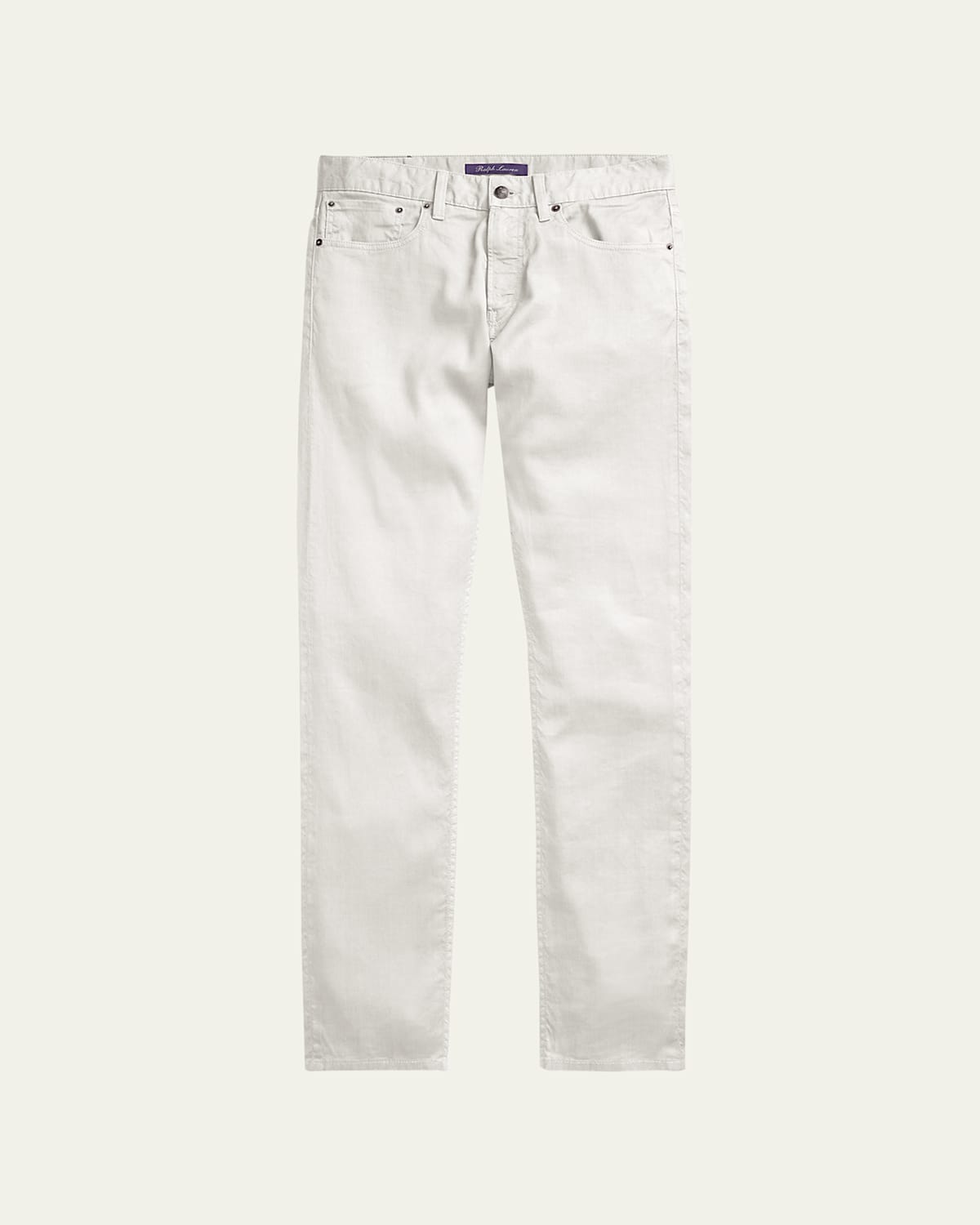 Men's Slim Fit Linen-Cotton Stretch Jeans