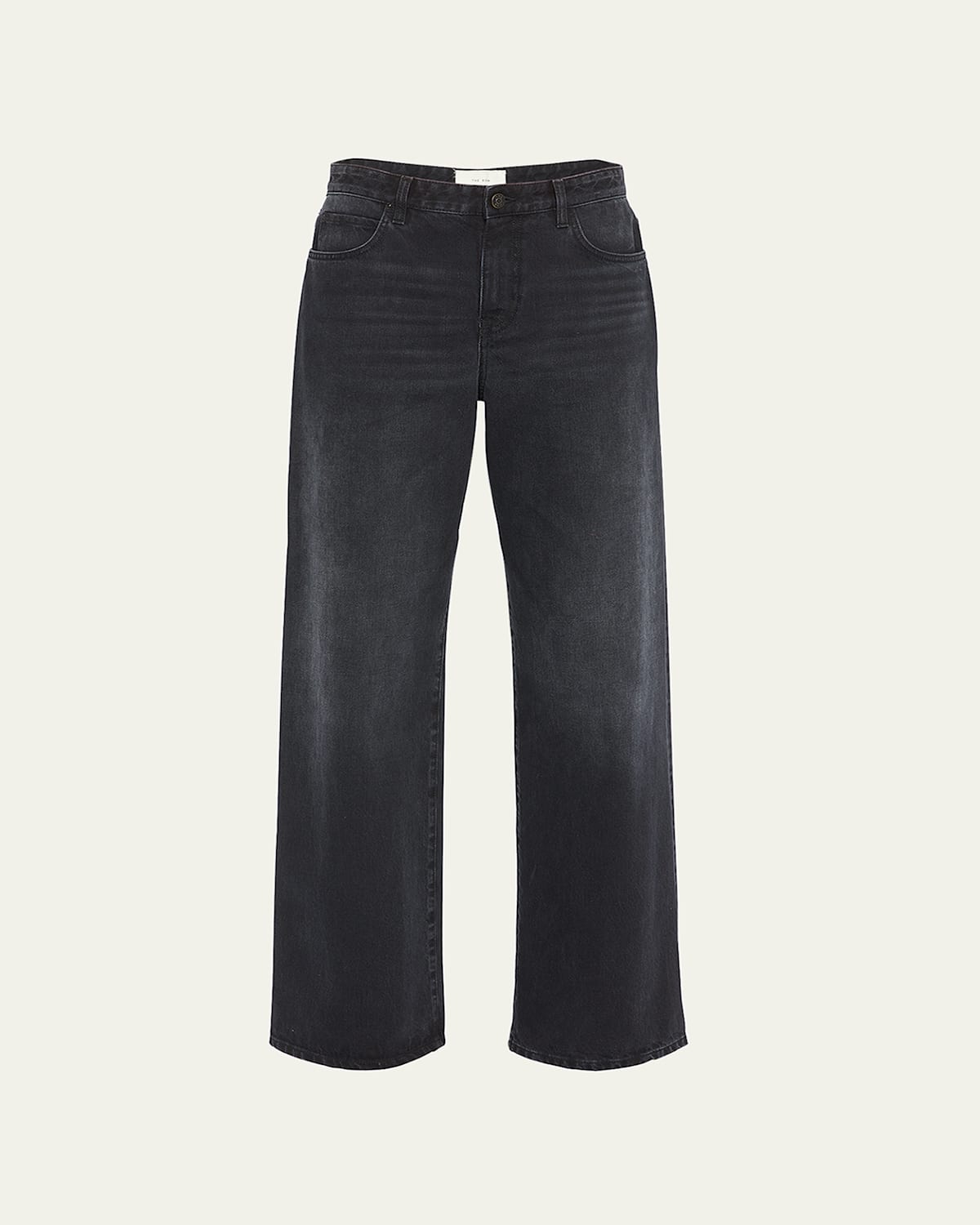 Riaco Mid-Rise Straight-Leg Ankle Jeans