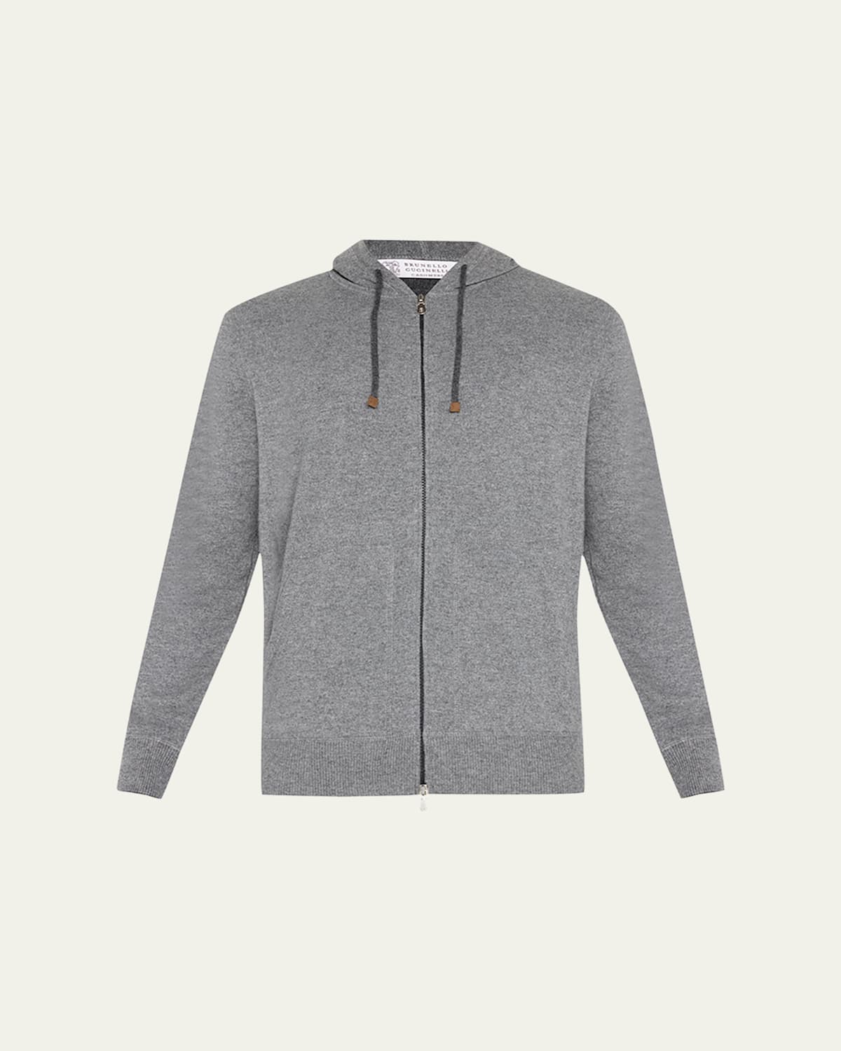 Men's Cashmere Full-Zip Hoodie
