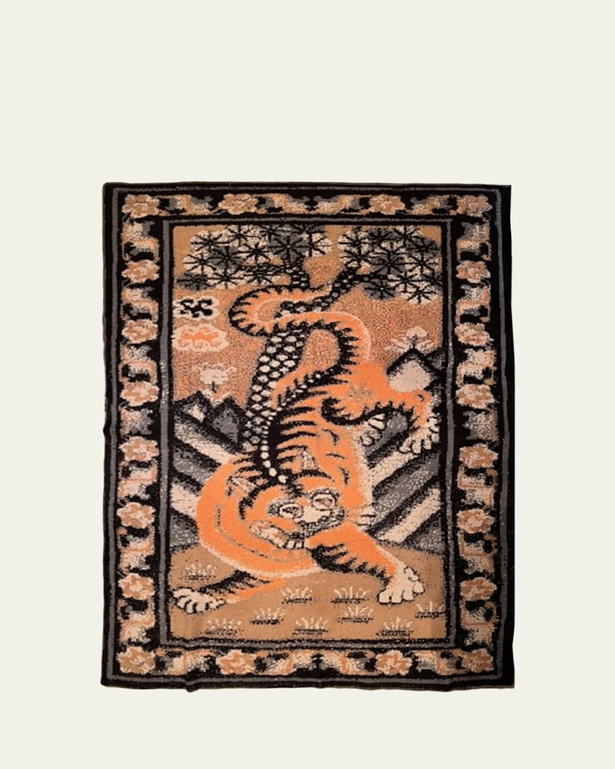 Saved NY Year of the Tiger Throw Blanket, 51" x 71"
