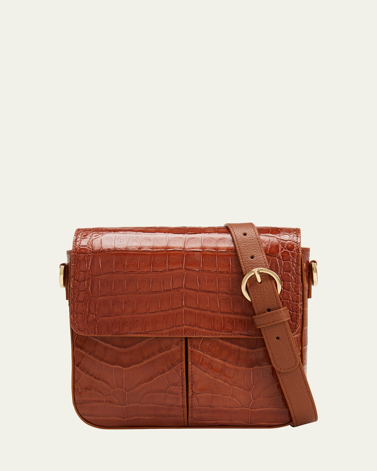 Olivia Crocodile Crossbody Bag