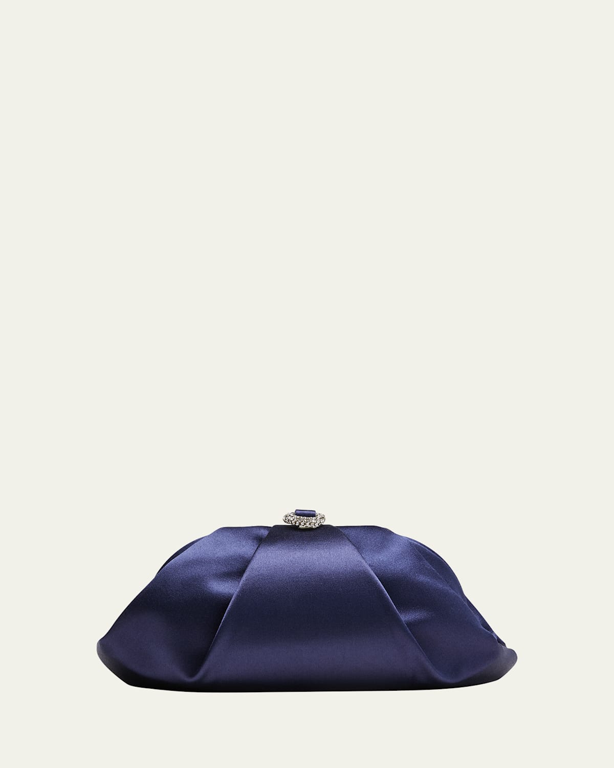 Gemma Crystal Satin Clutch Bag