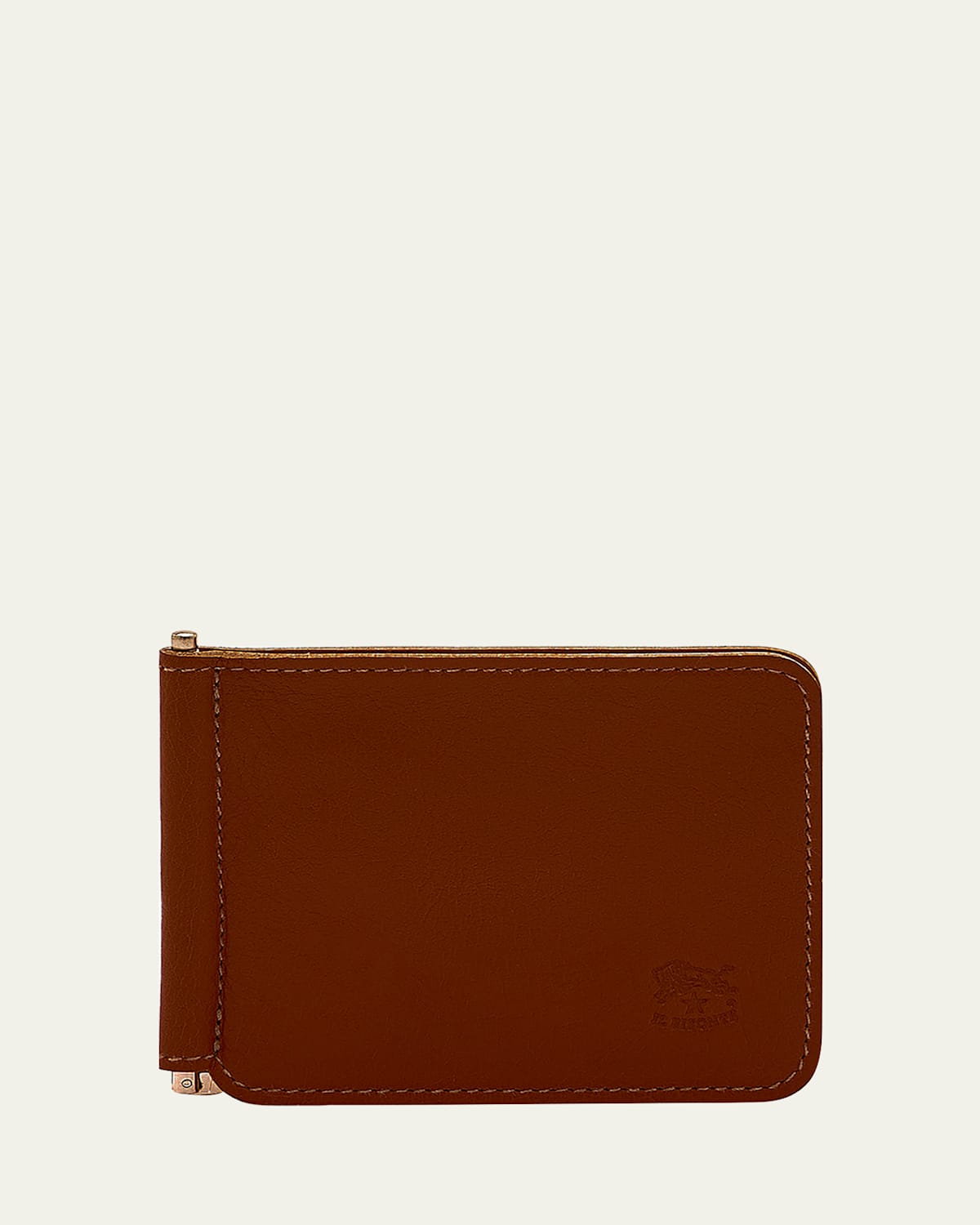 Men's Leather Bifold Wallet w/ Money Clip