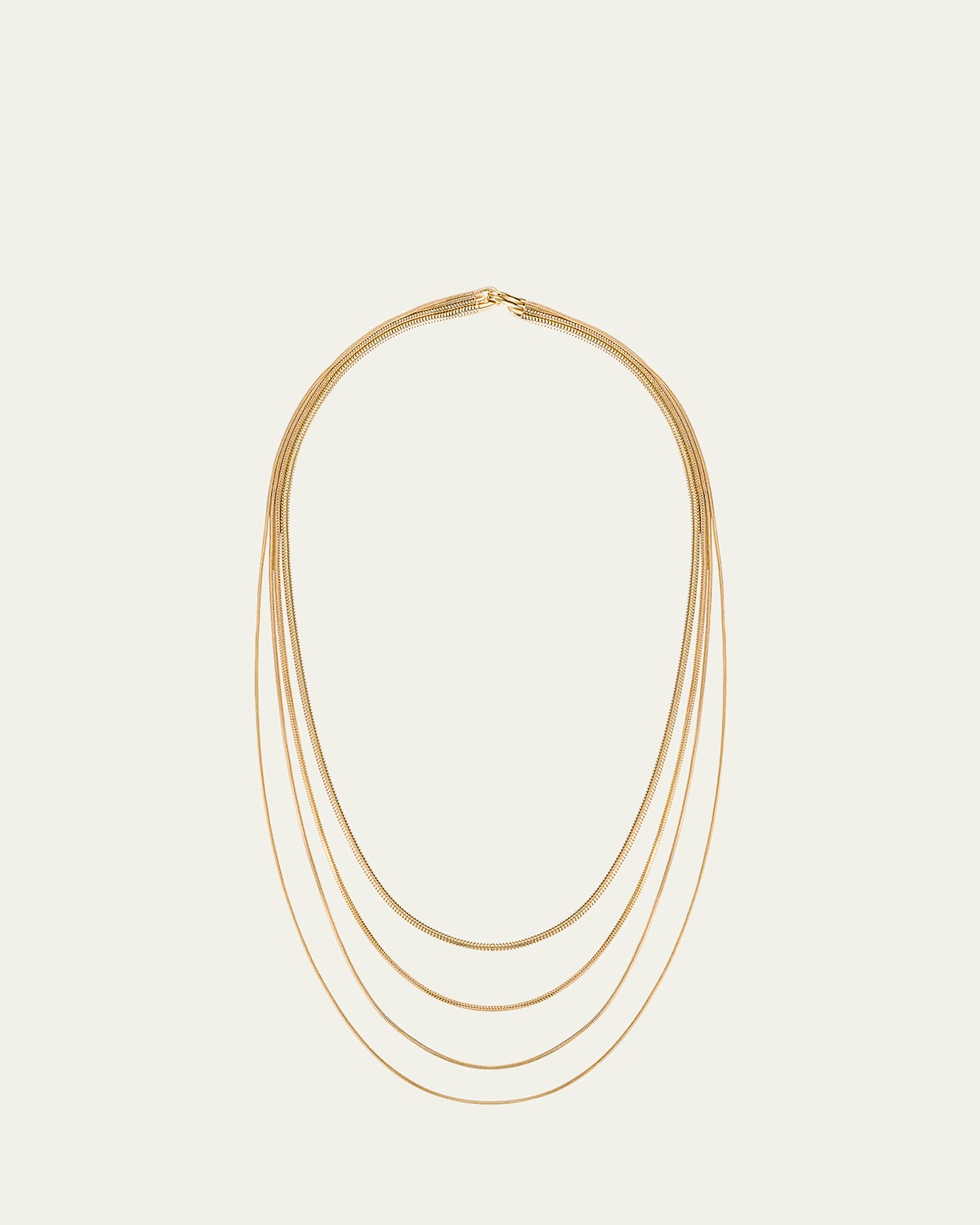 Fernando Jorge 18K Yellow Gold Layered Chain Necklace