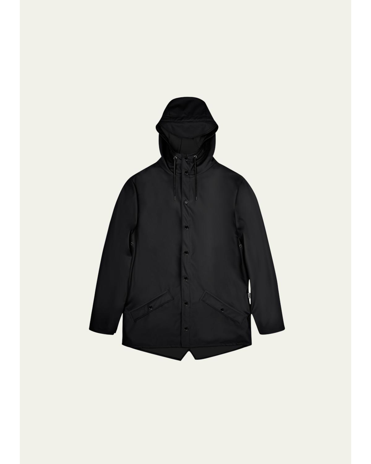 Snap-Front Hooded Jacket
