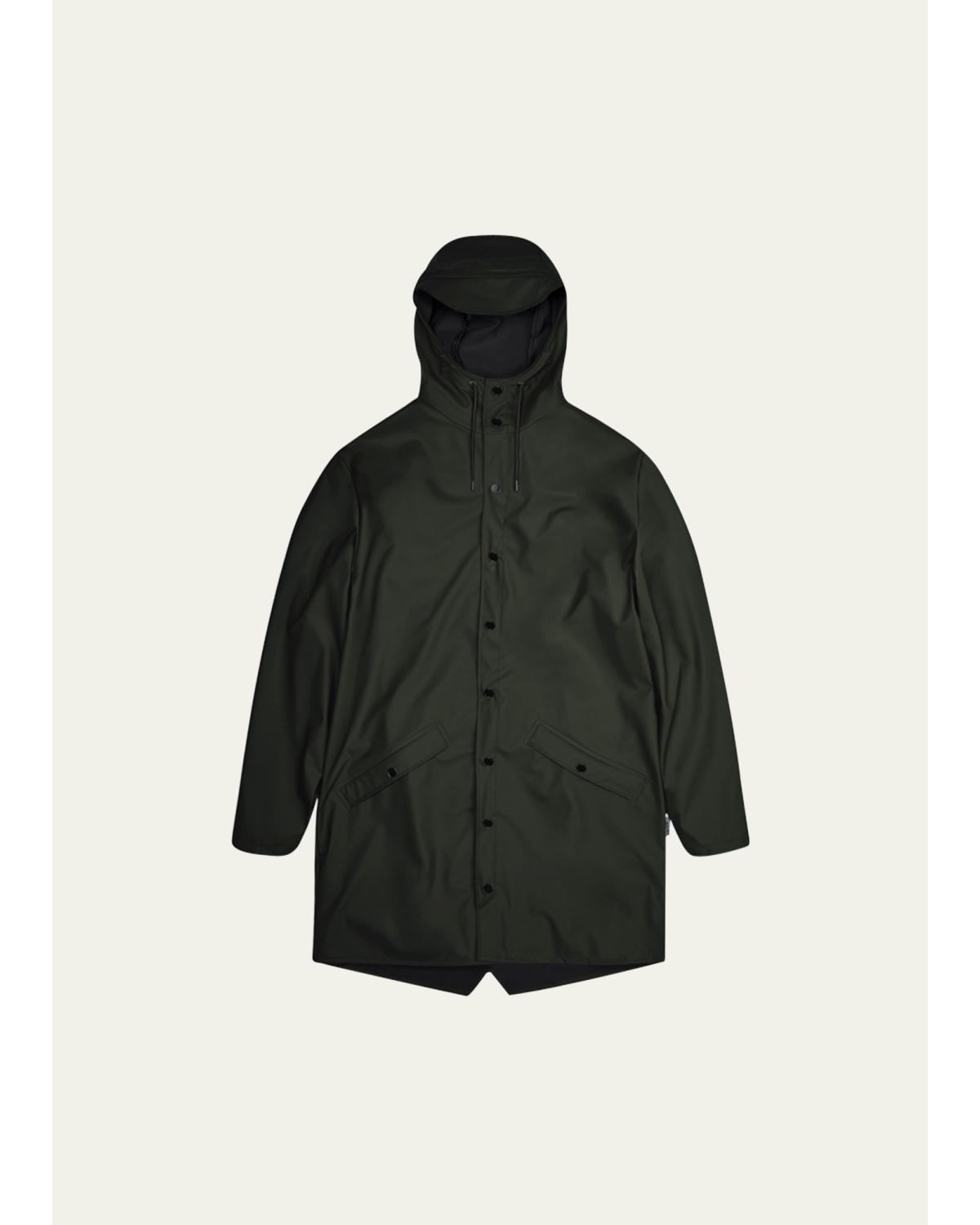 Long Snap-Front Jacket