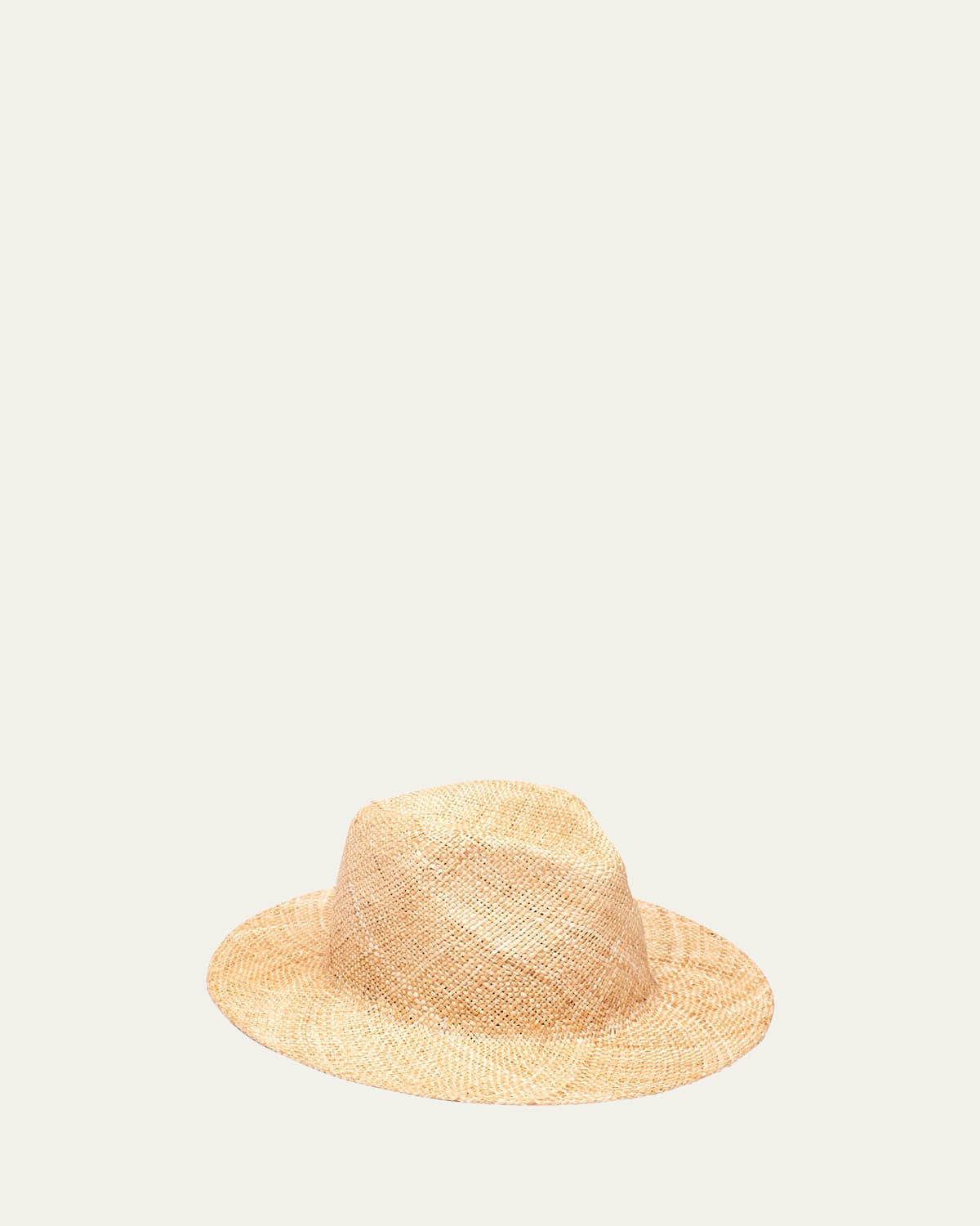 Lillian Natural Bao Fedora Hat