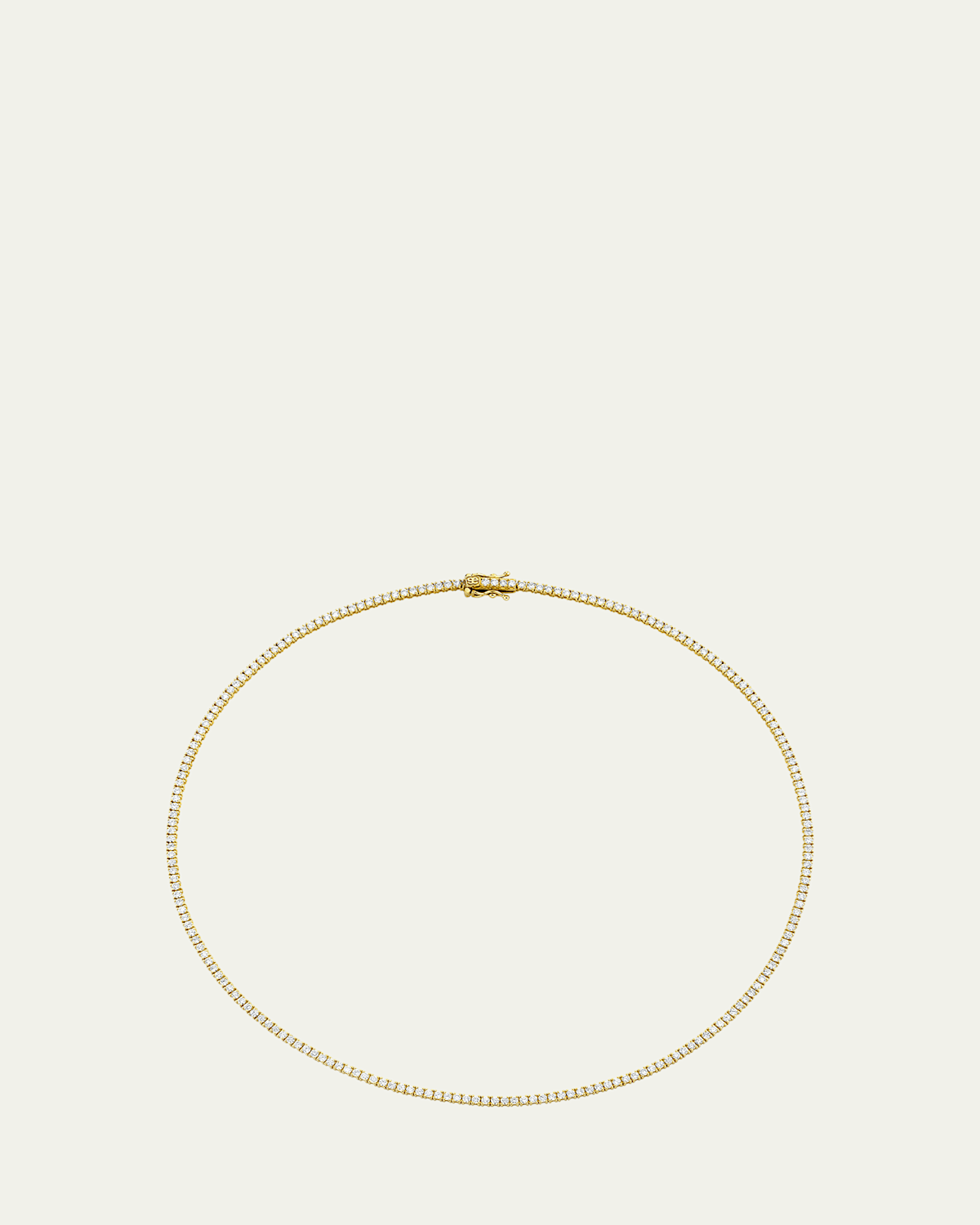 Sydney Evan 14K Yellow Gold Diamond Tennis Necklace