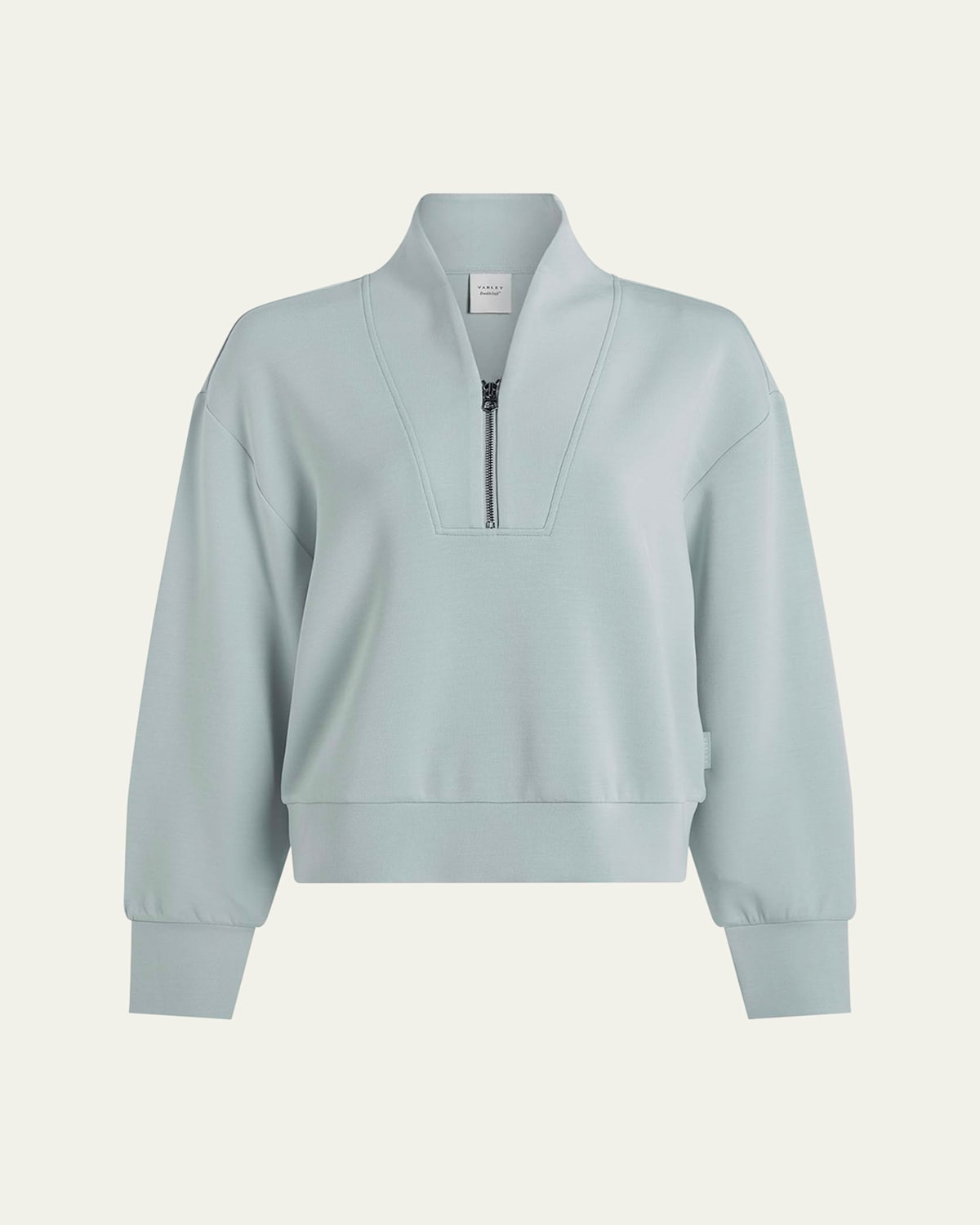 Varley Davidson Partial-zip Sweatshirt In Blue