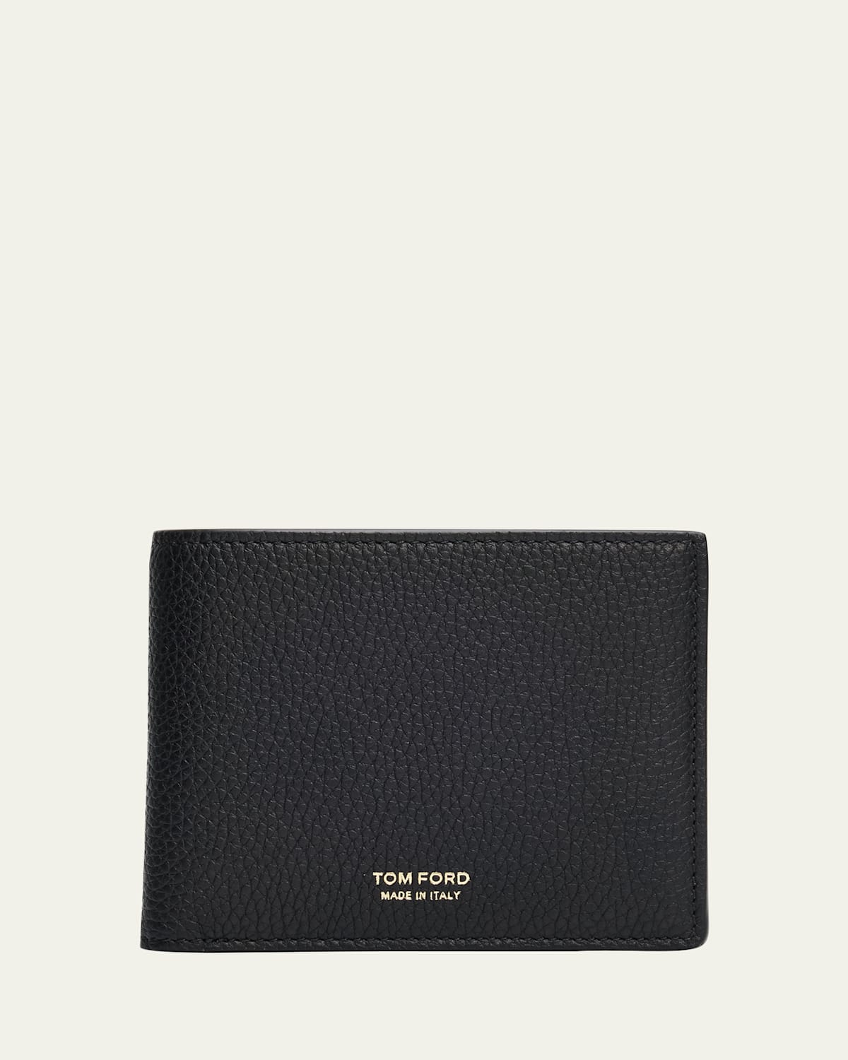 TOM FORD Men's Grained Leather T-Line Bifold Wallet