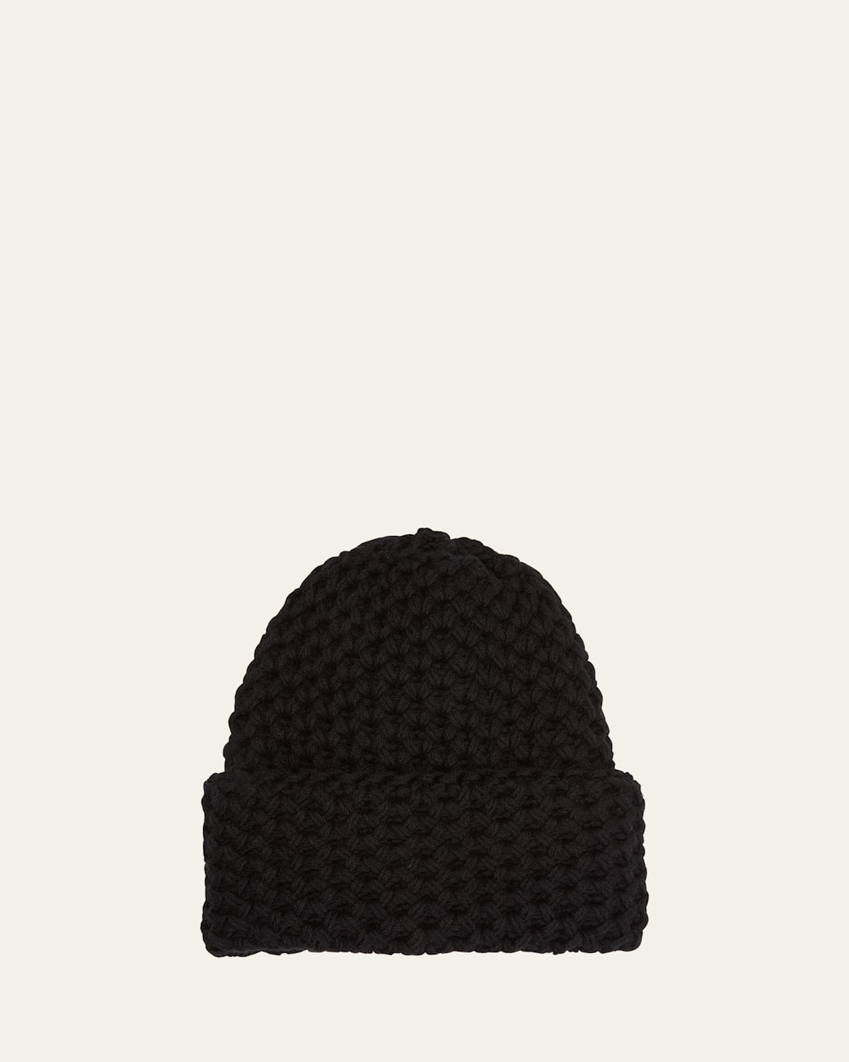 Cashmere Honeycomb Knit Beanie