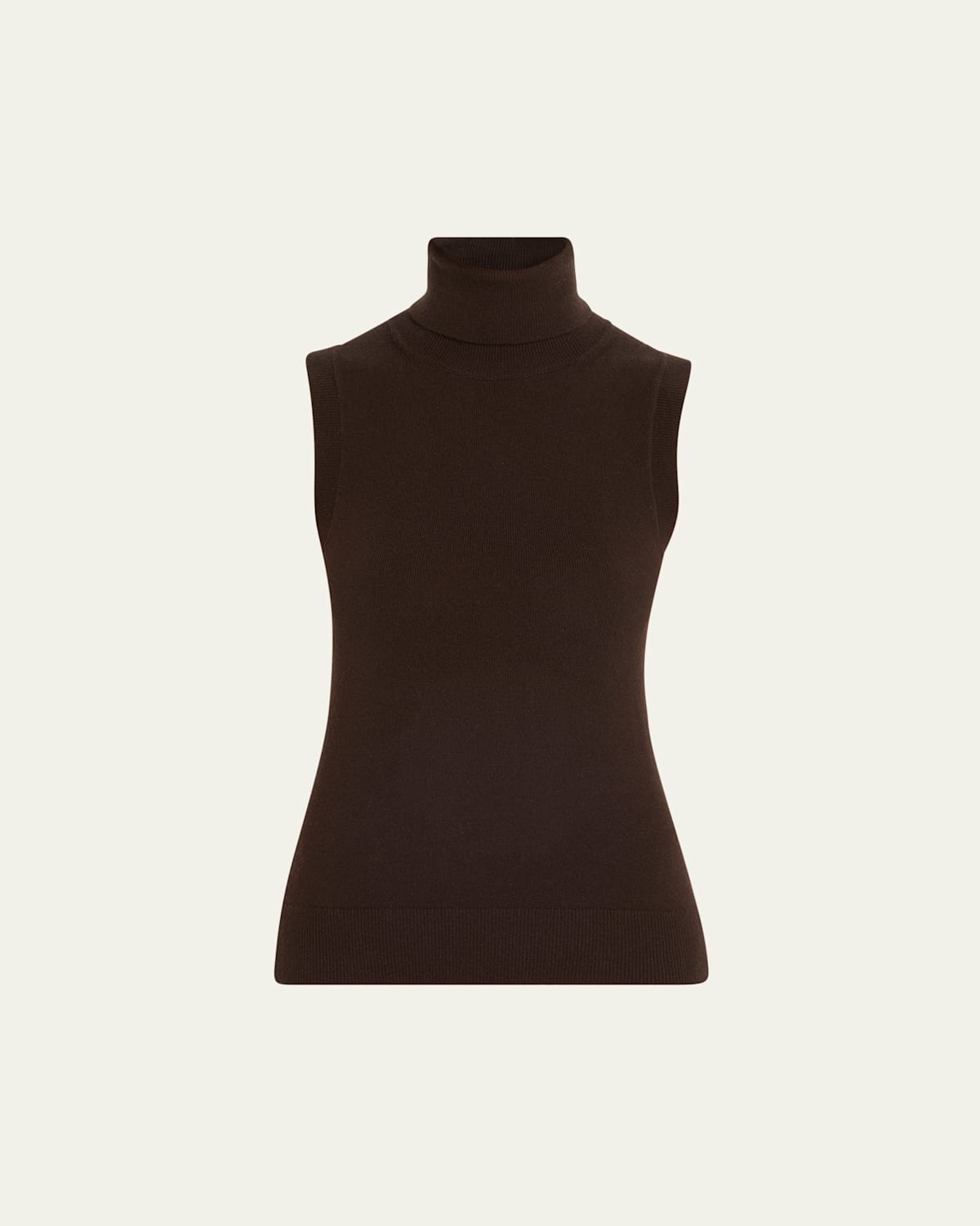 Michael Kors Sleeveless Cashmere Turtleneck
