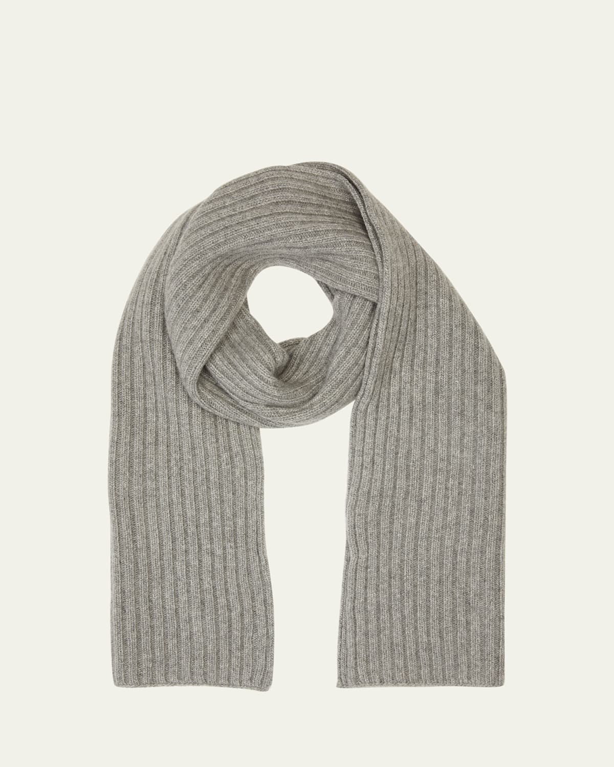 Ribbed Cashmere Scarf