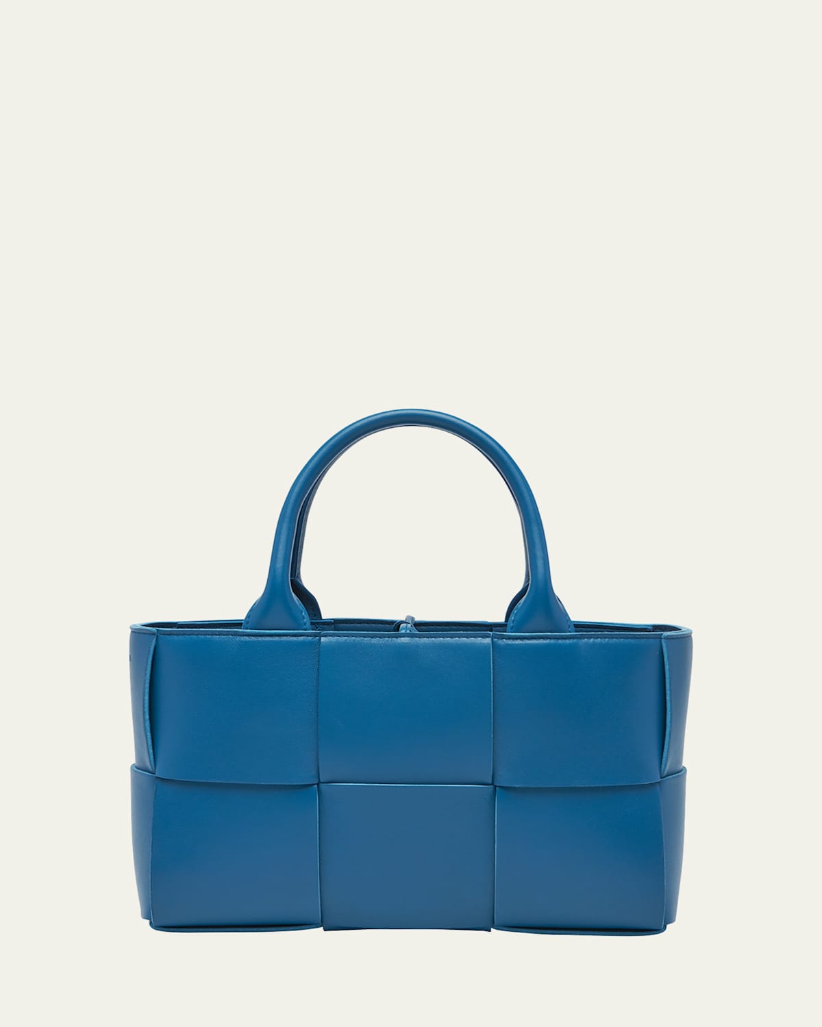 Bottega Veneta Mini Arco Tote Bag In Deep Pacific-gold