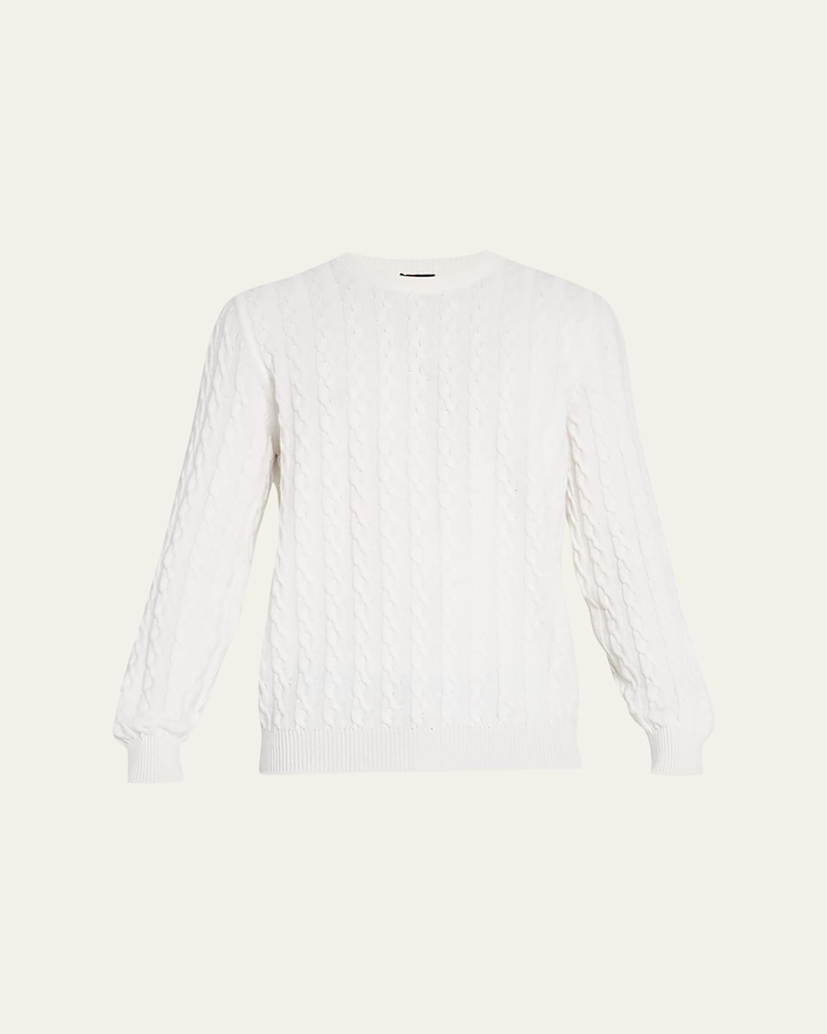 Men's Cable Crewneck Sweater