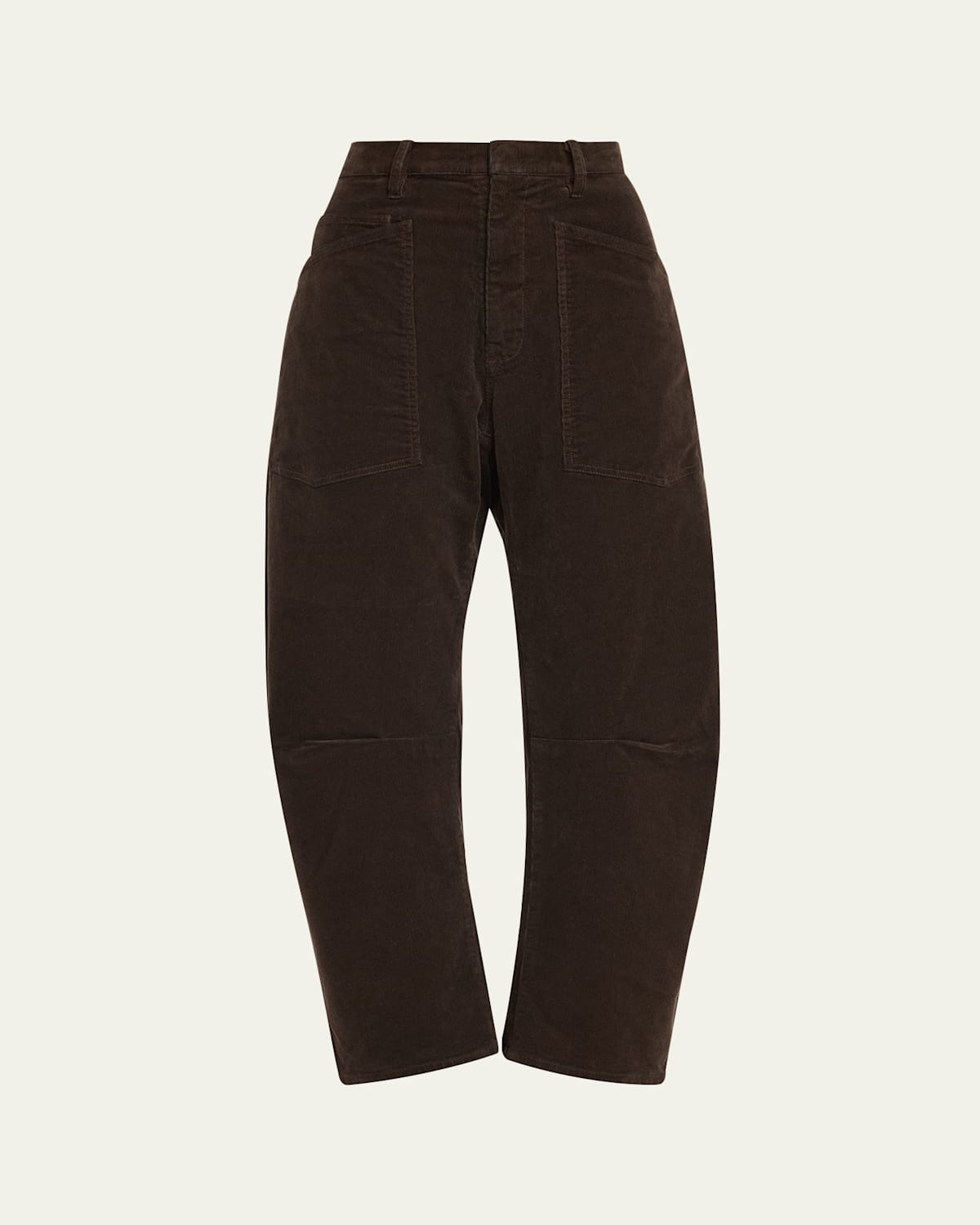 Nili Lotan Shon Wide-leg Pants In Brown