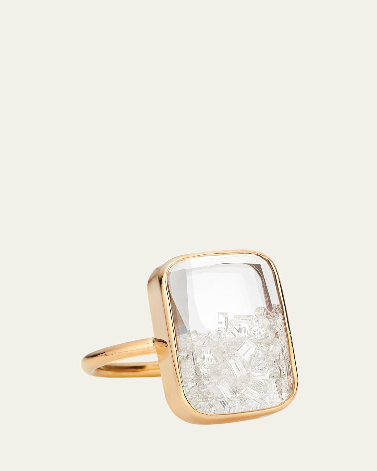 Ten Fourteen Kaleidoscope Shaker Ring with Diamonds