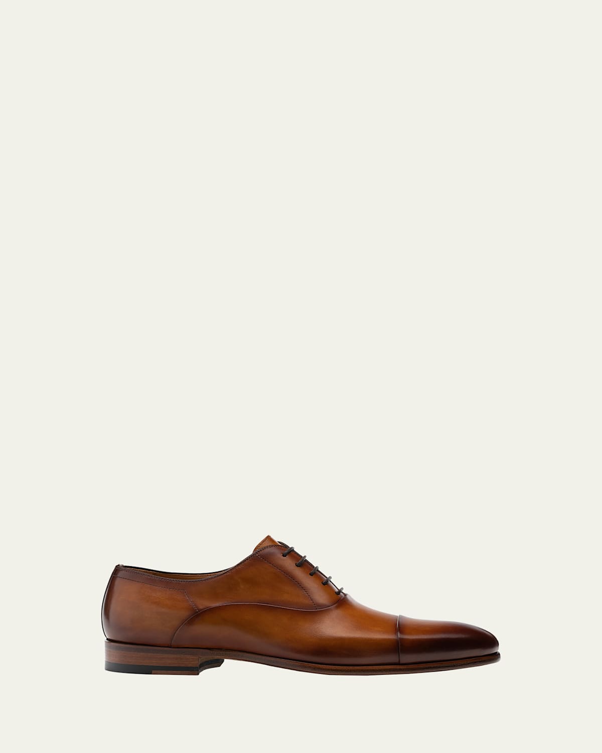 Men's Segovia Cap-Toe Leather Oxfords