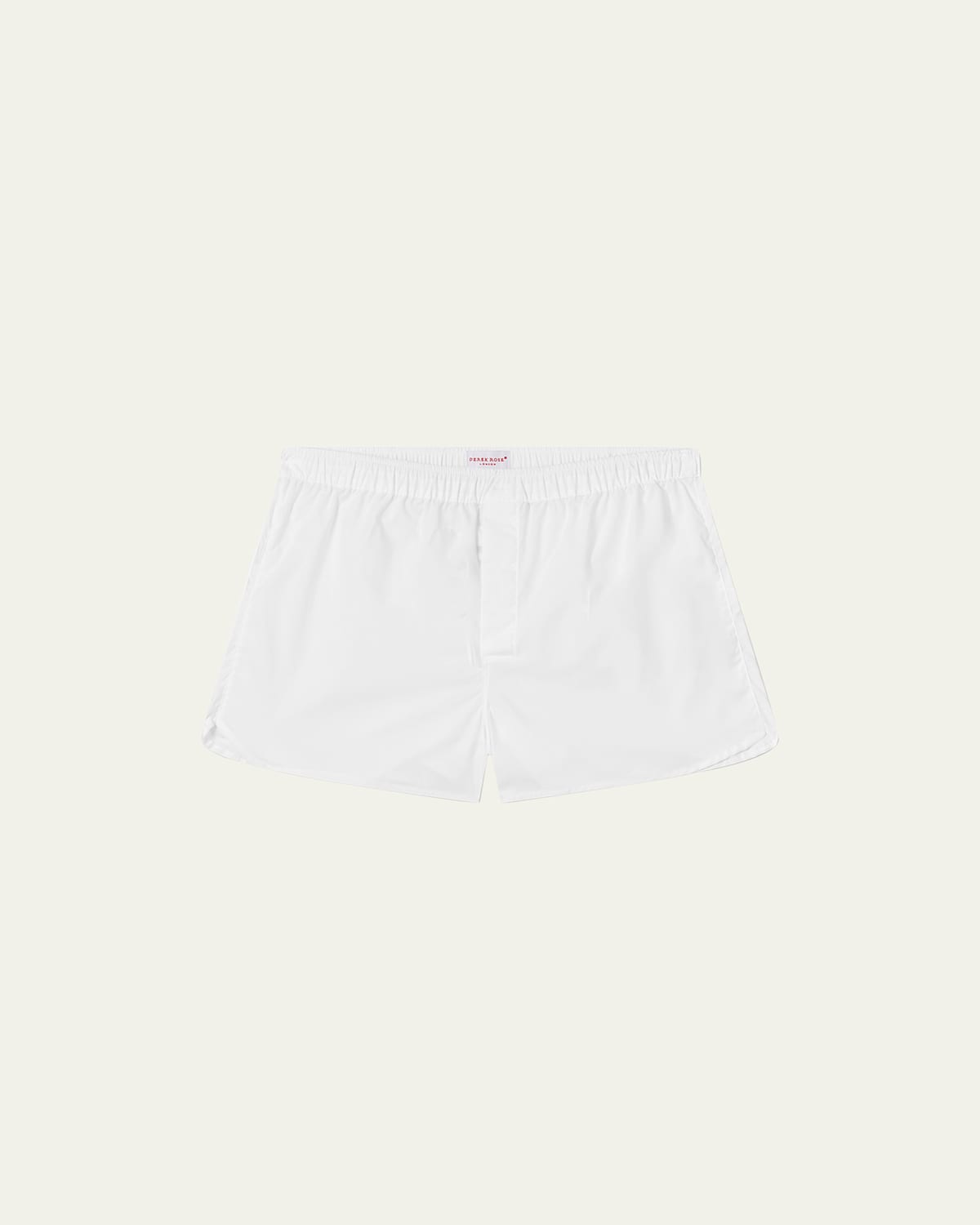 Derek Rose Men's Cotton Poplin Solid Boxers