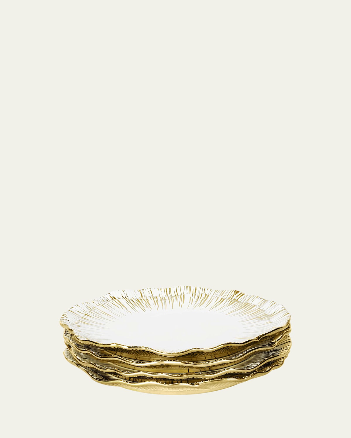 Michael Aram Anemone Four-piece Side Plate Set