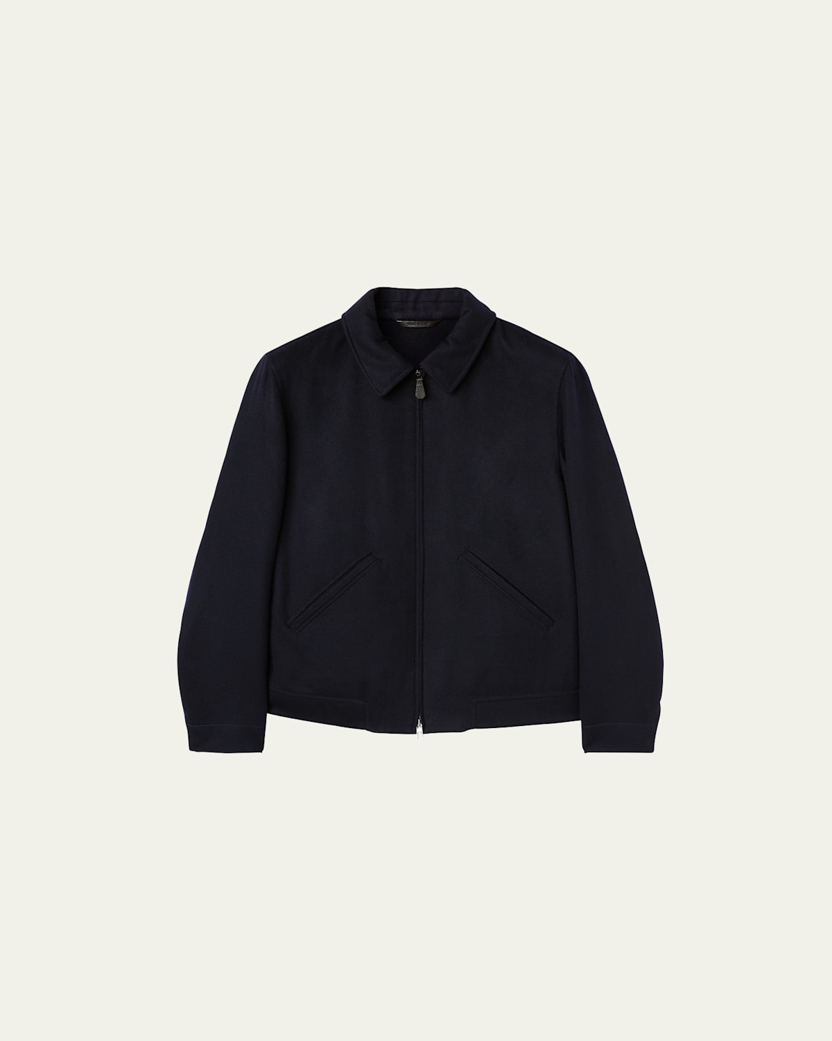 Loro Piana Men's Murray Bomber Jacket In Navy