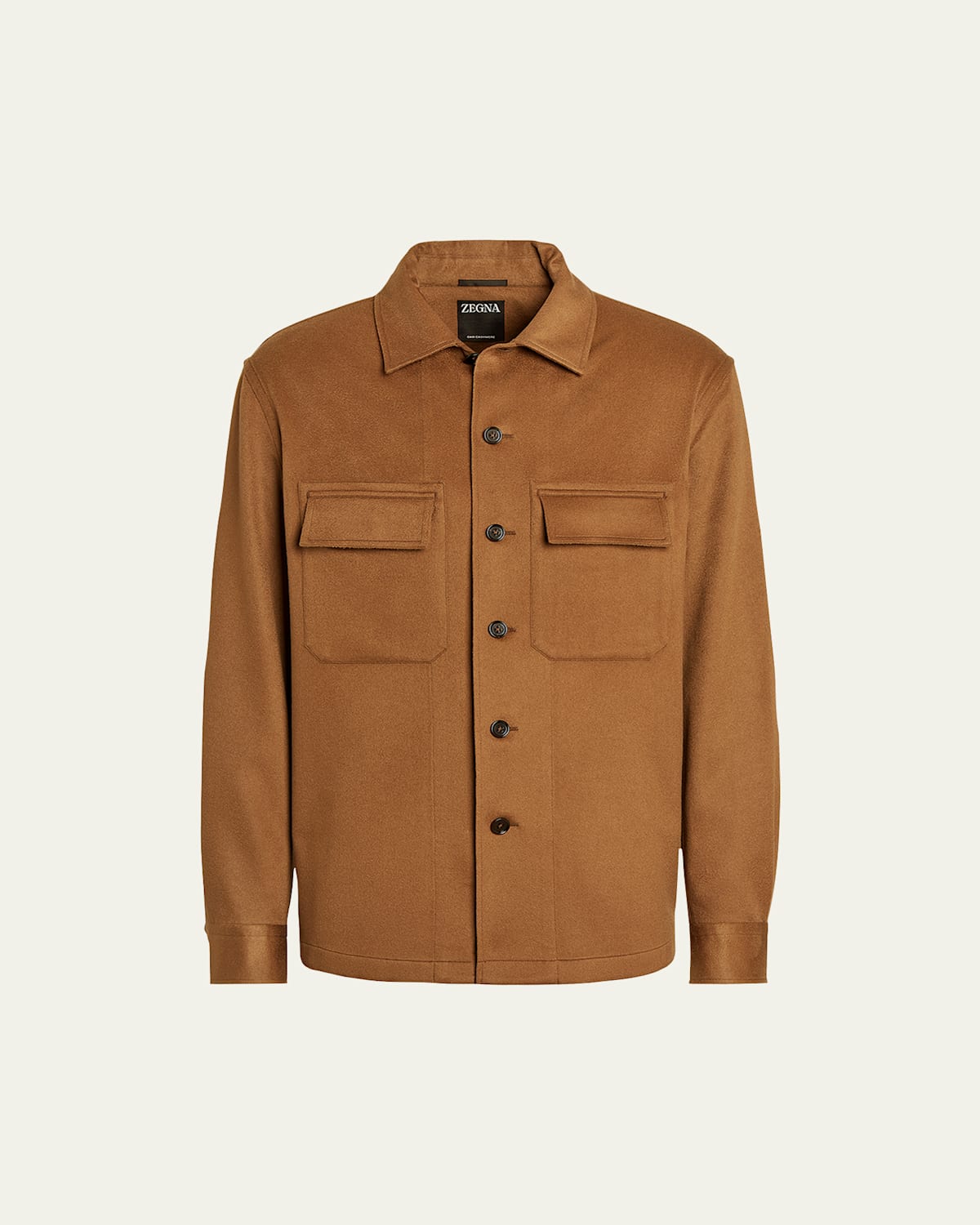 ZEGNA MEN'S CASHMERE OVERSHIRT 