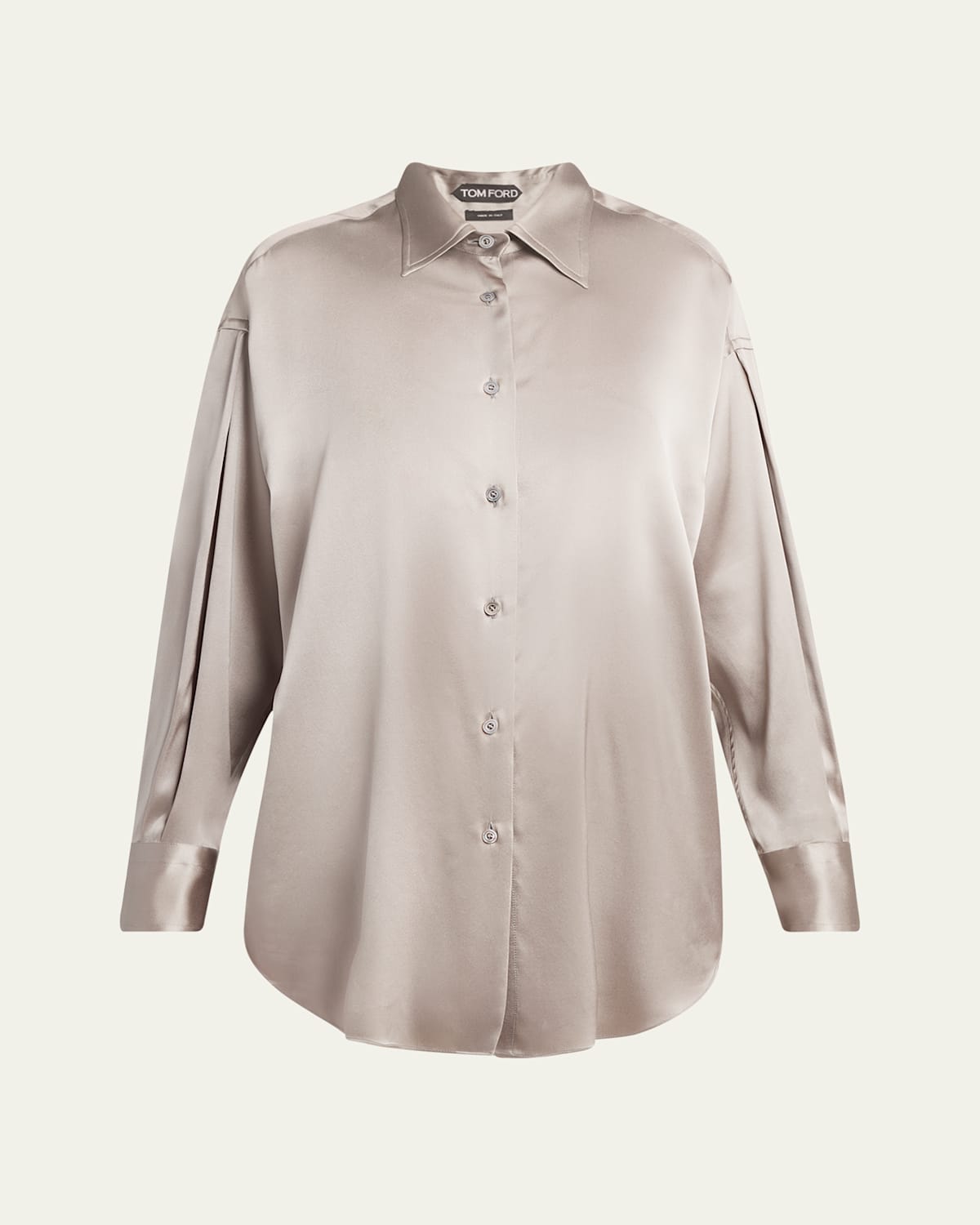 Button-Down Silk Shirt