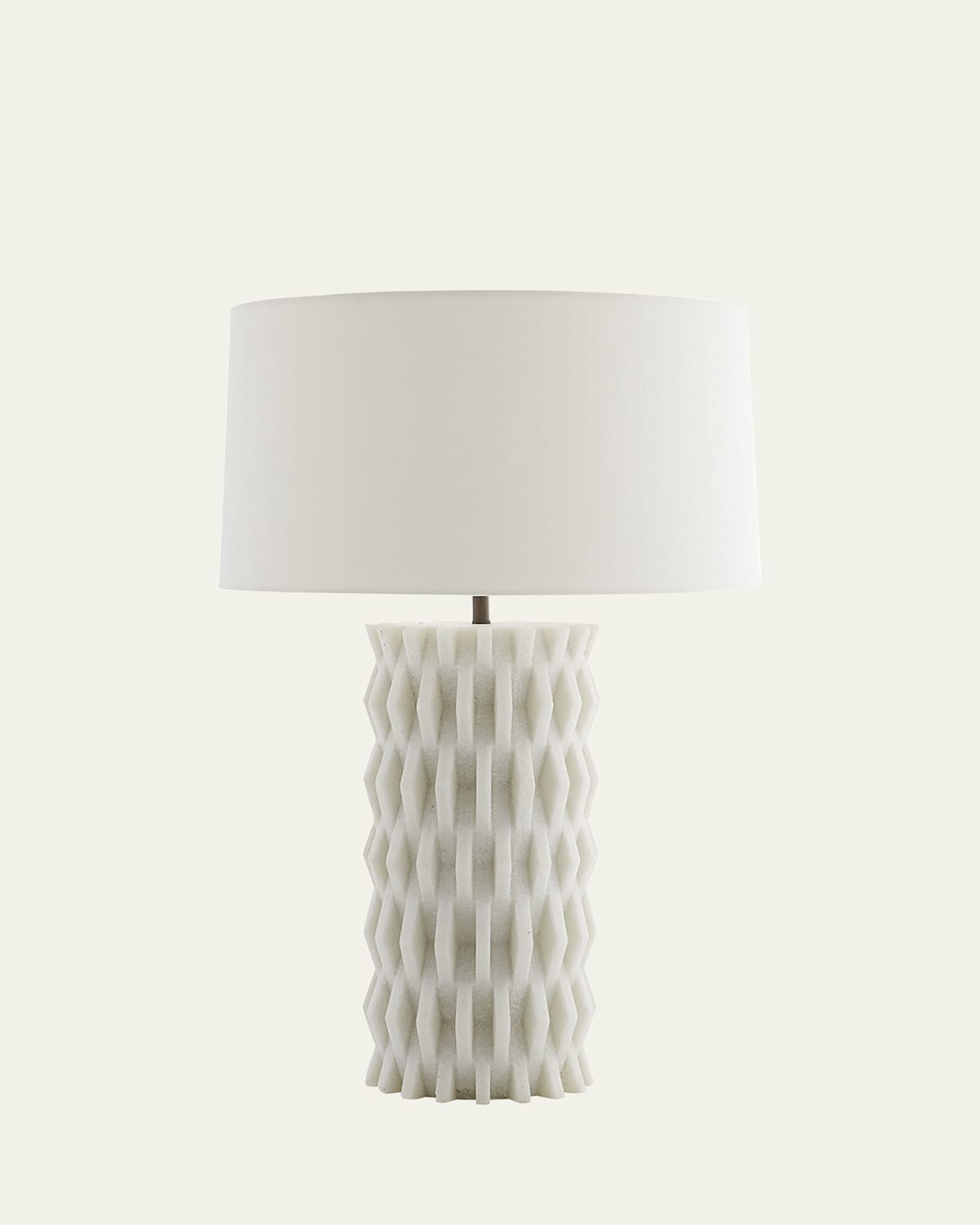 Arteriors Nago Ricestone Lamp In White