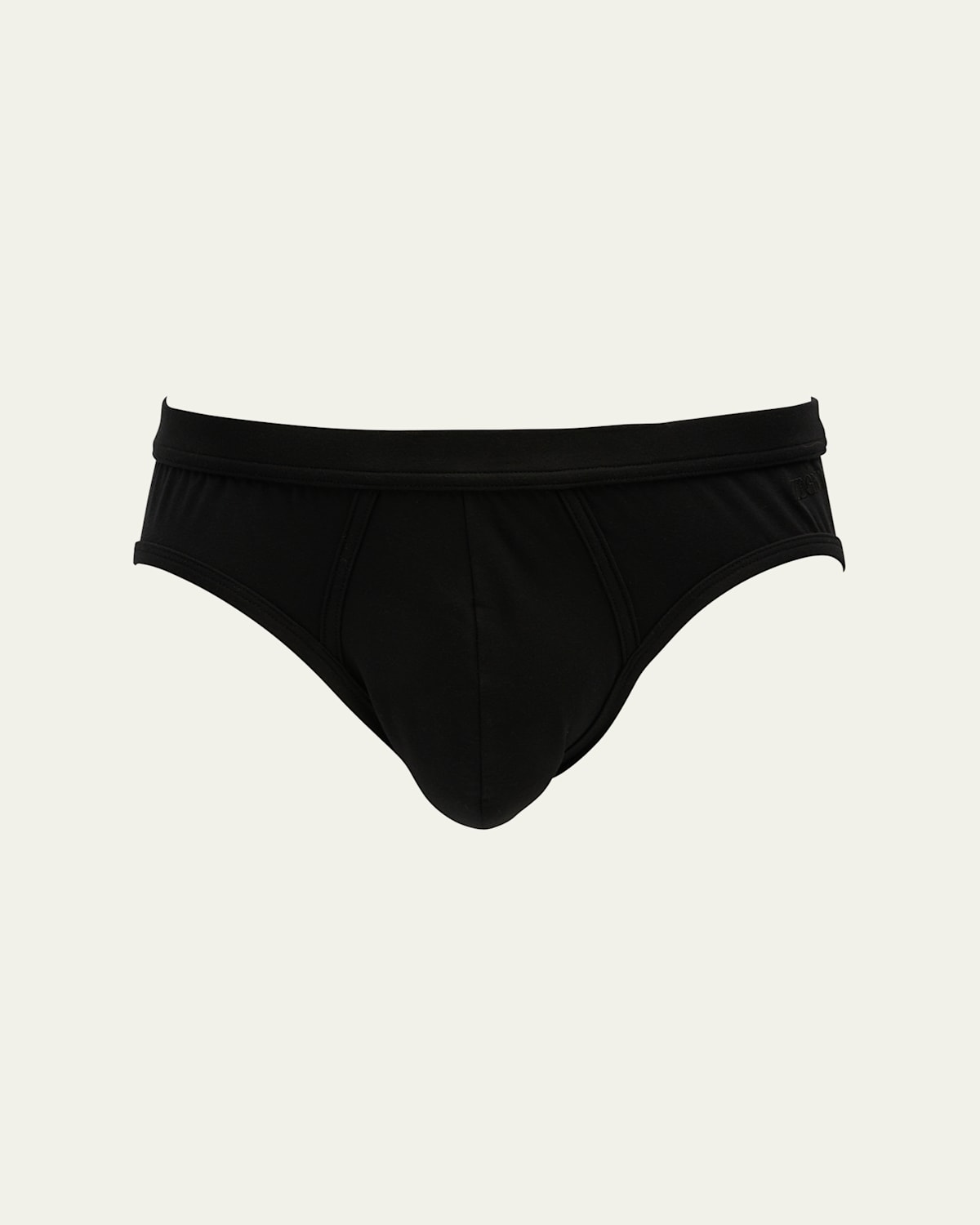 Zegna Men's Micromodal Midi Briefs In Black