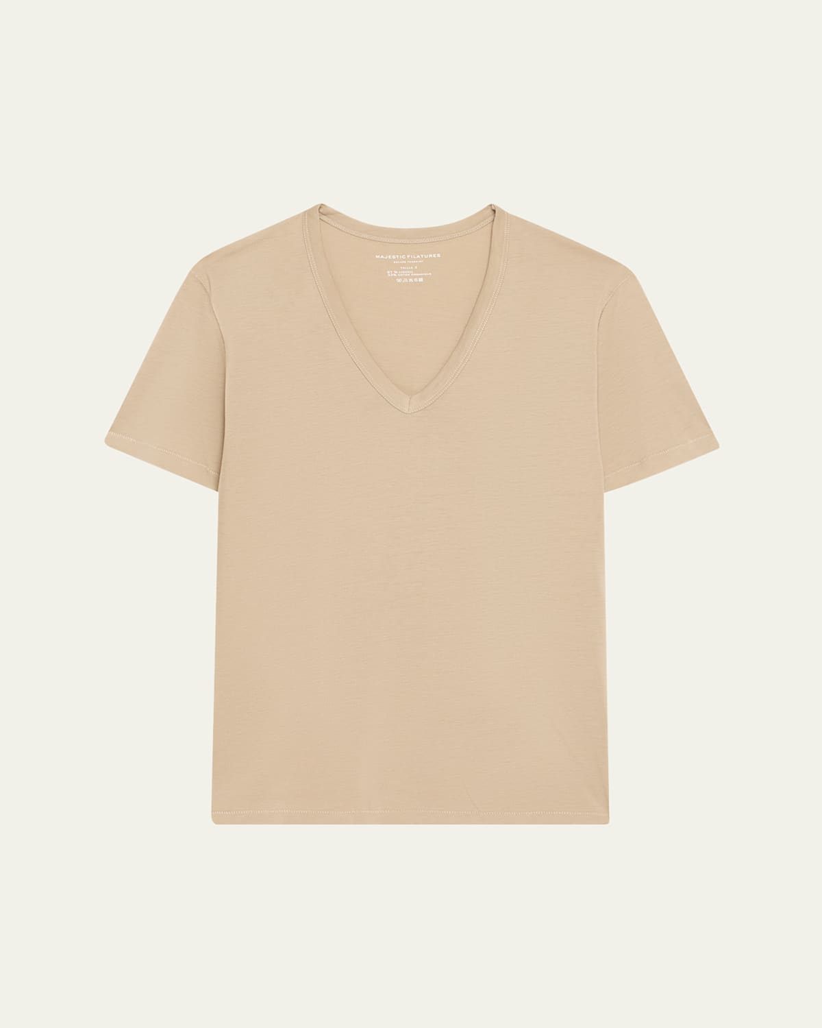Relaxed Cotton V-Neck Tee