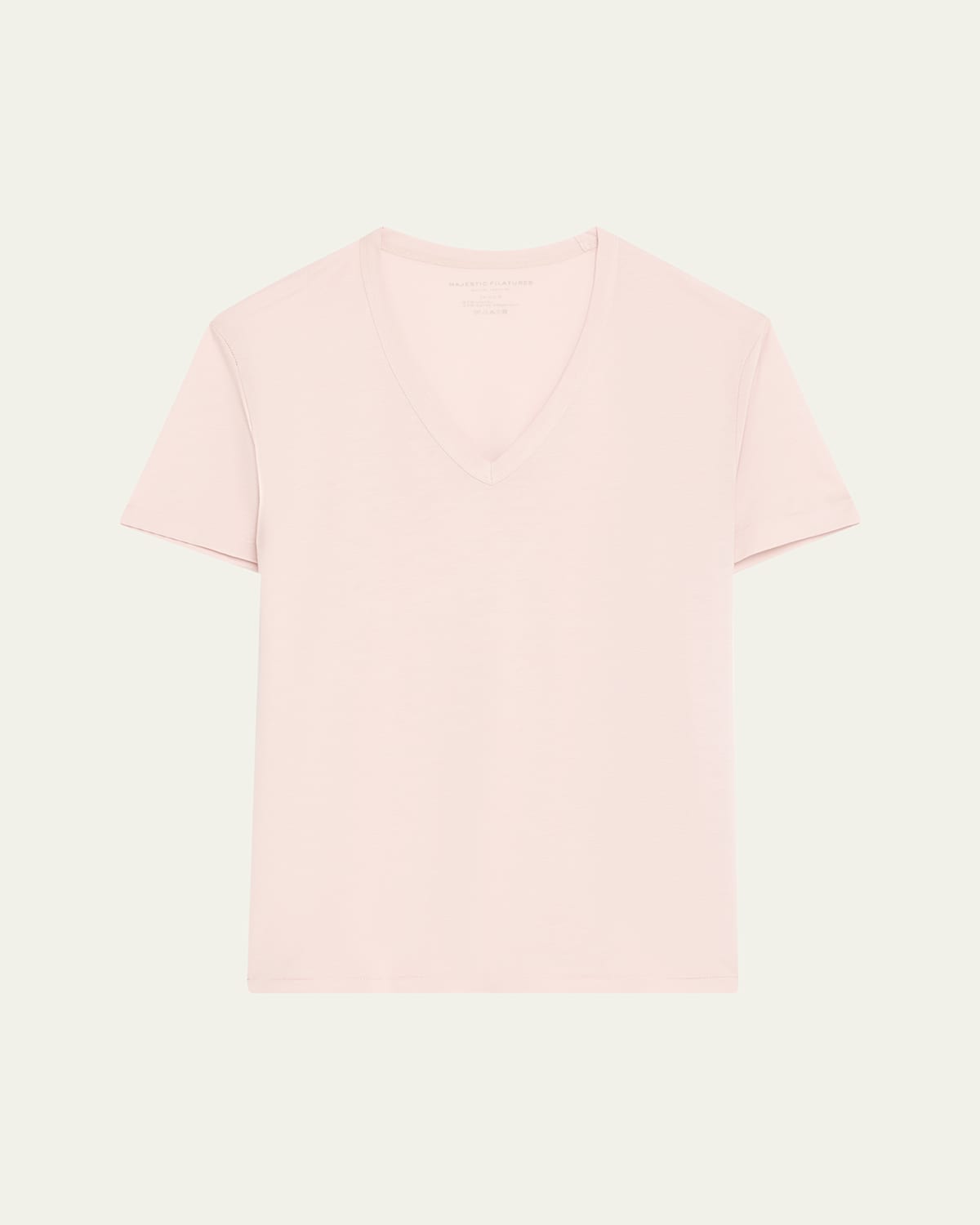 Relaxed Cotton V-Neck Tee
