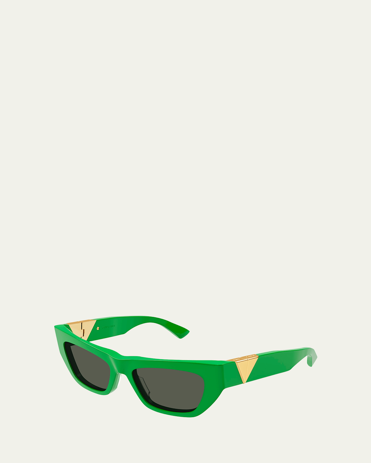 Bottega Veneta Inverted Triangle Acetate Cat-Eye Sunglasses