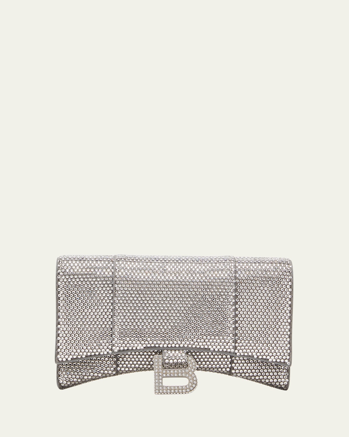 Hourglass Strass Wallet on Chain