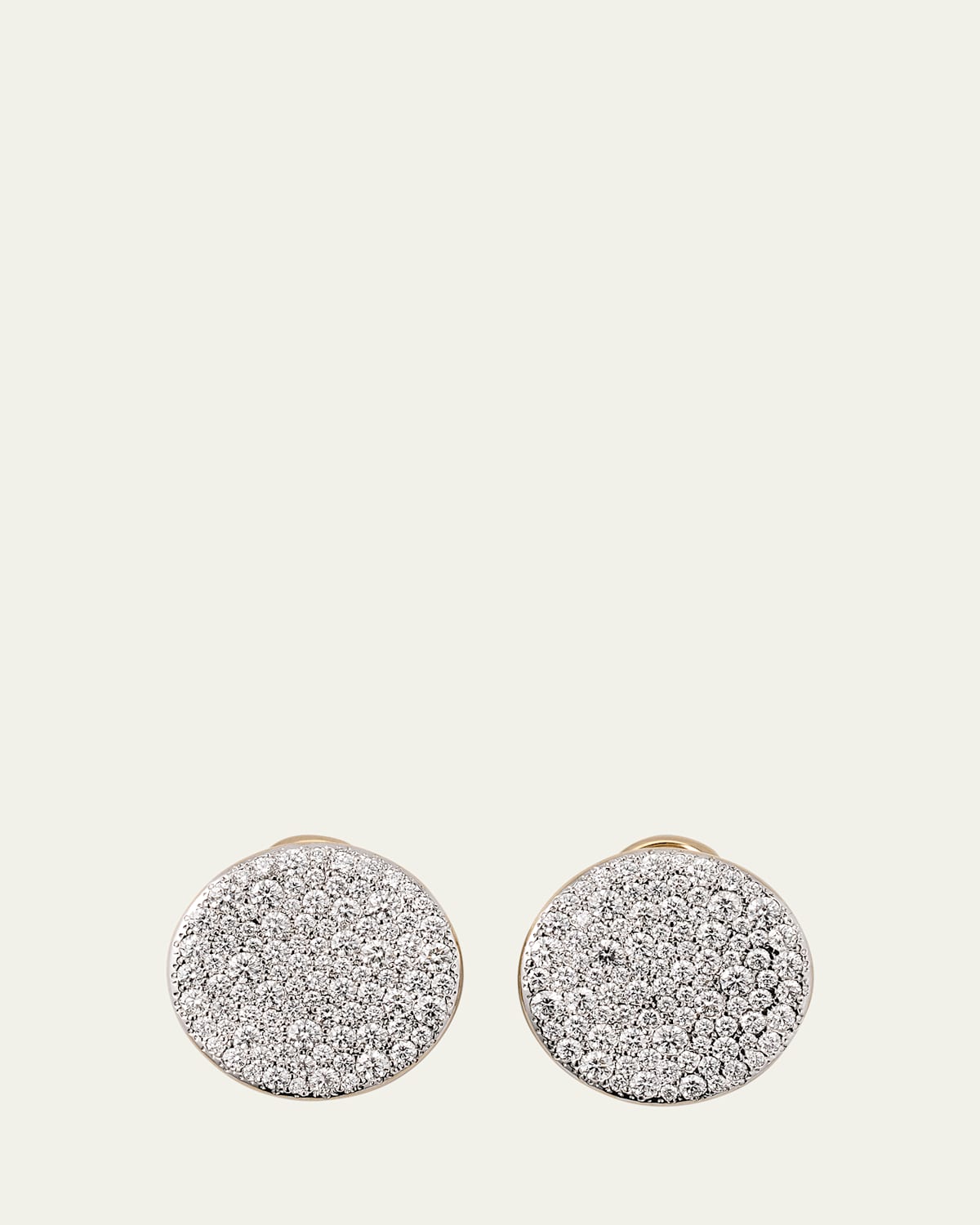 Sabbia 18k White Gold and Diamond Earrings