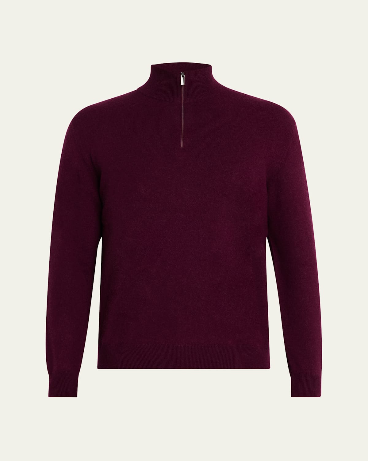 Men's Cashmere Half-Zip Sweater