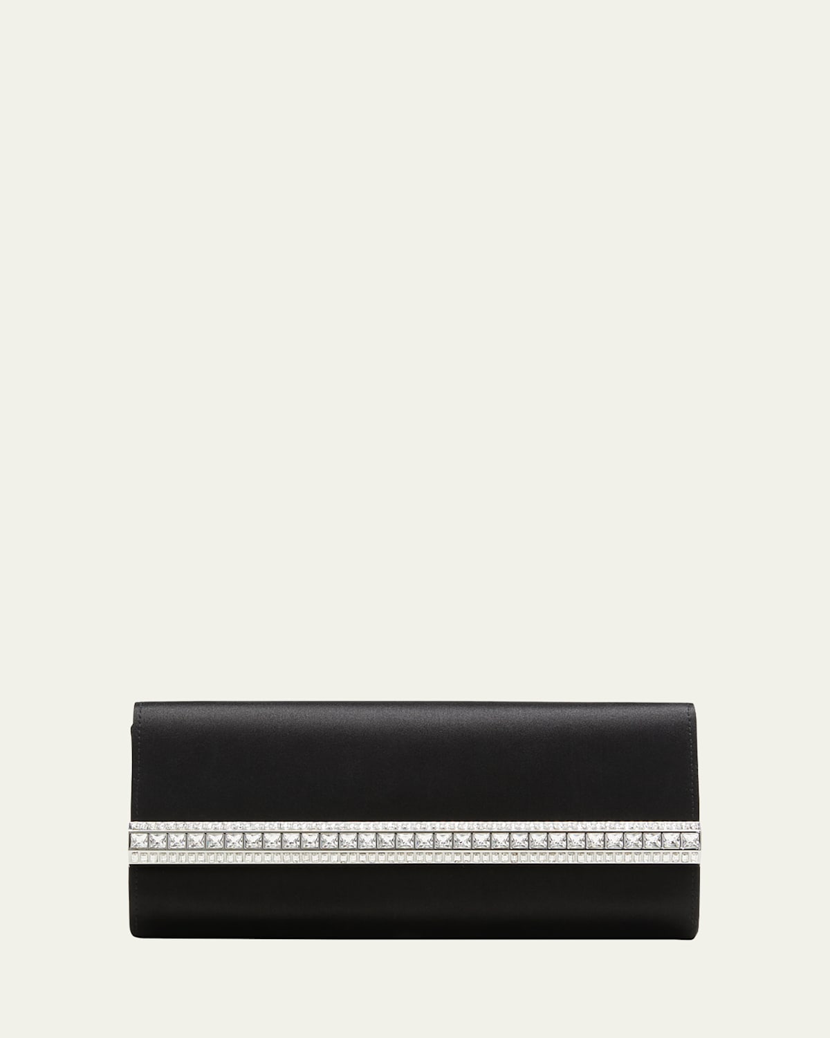 Perry Satin & Crystal Clutch Bag