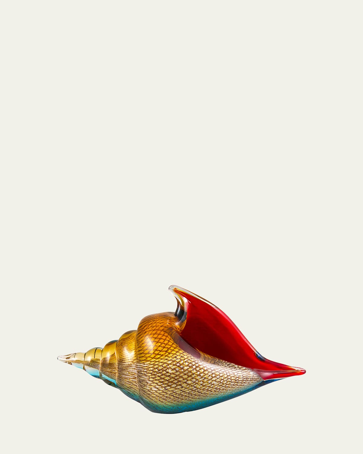 Dale Tiffany Oceanside Sea Shell Art Glass Sculpture | Thumbnail 4