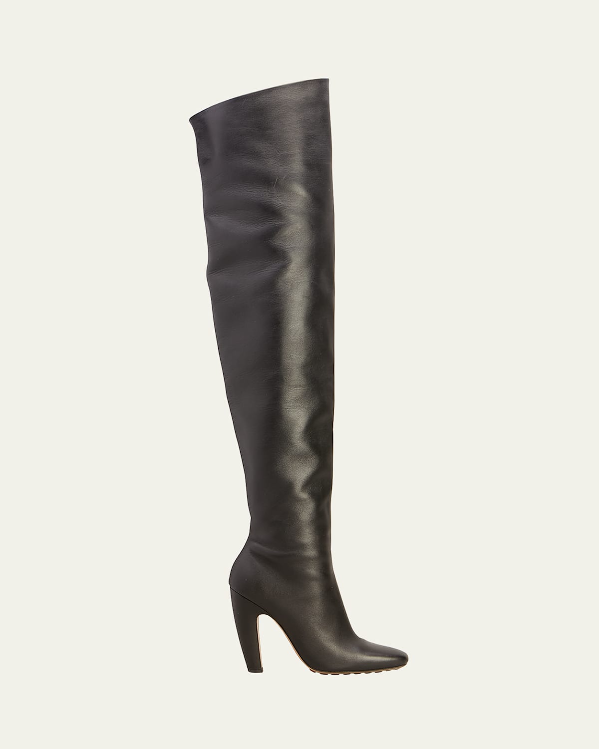 BOTTEGA VENETA VENETA CALFSKIN OVER-THE-KNEE BOOTS 
