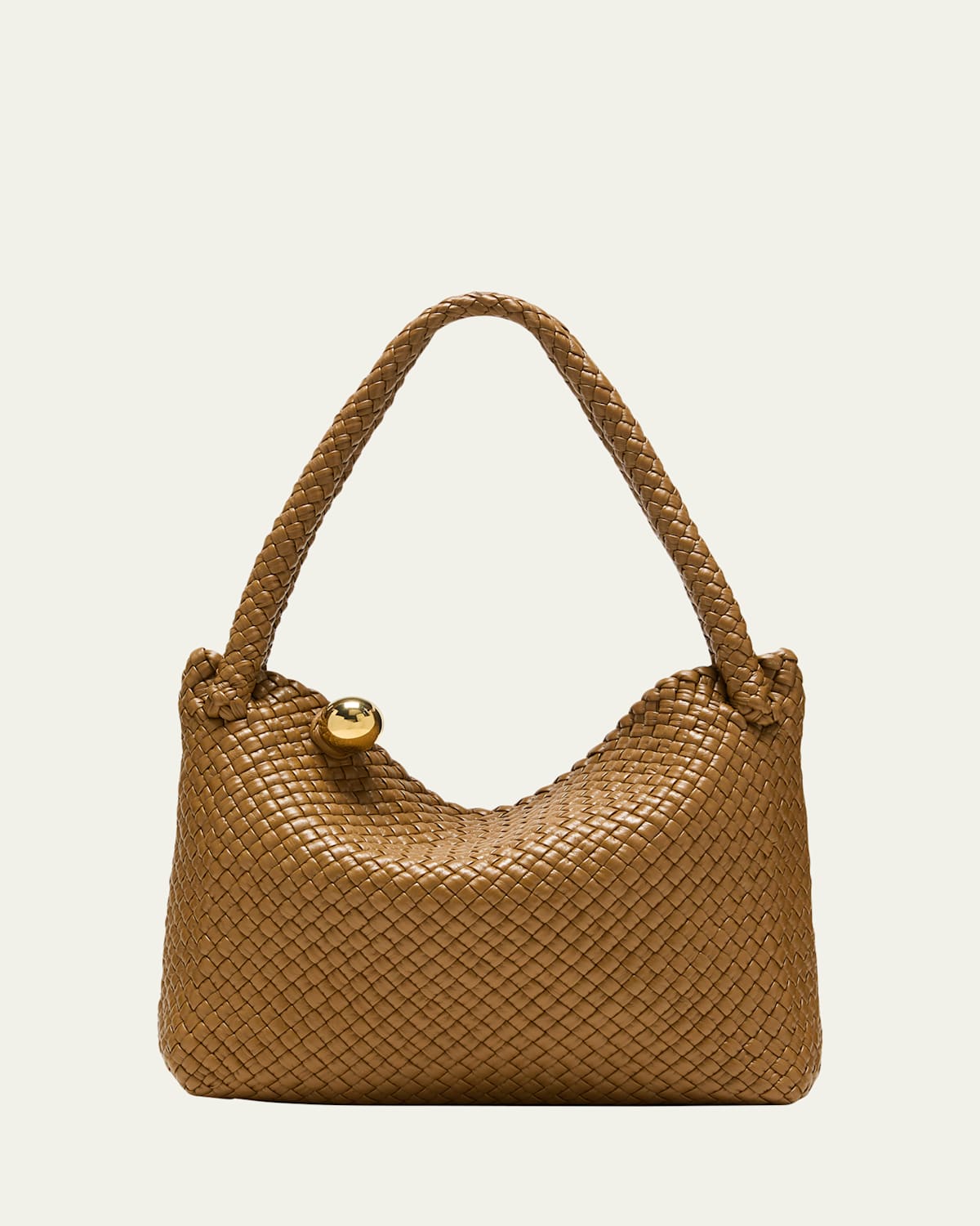 Bottega Veneta Tosca Shoulder Bag In Bone-m Brass