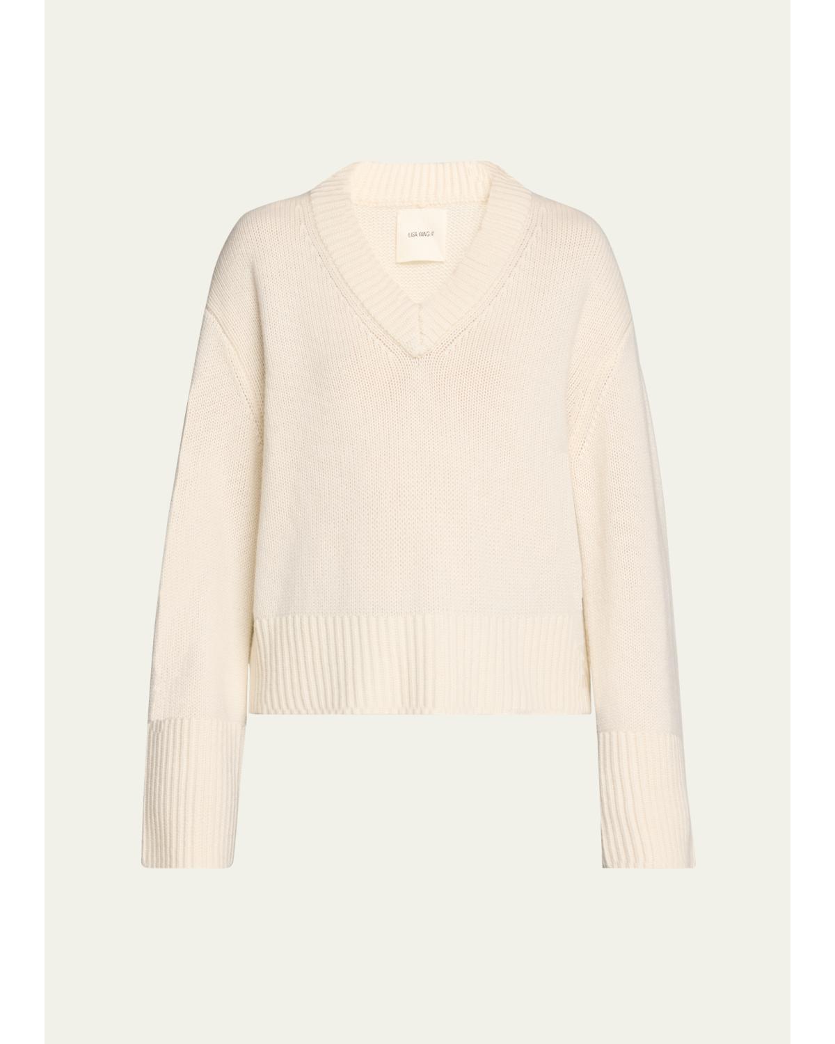 Aletta V-Neck Cashmere Sweater