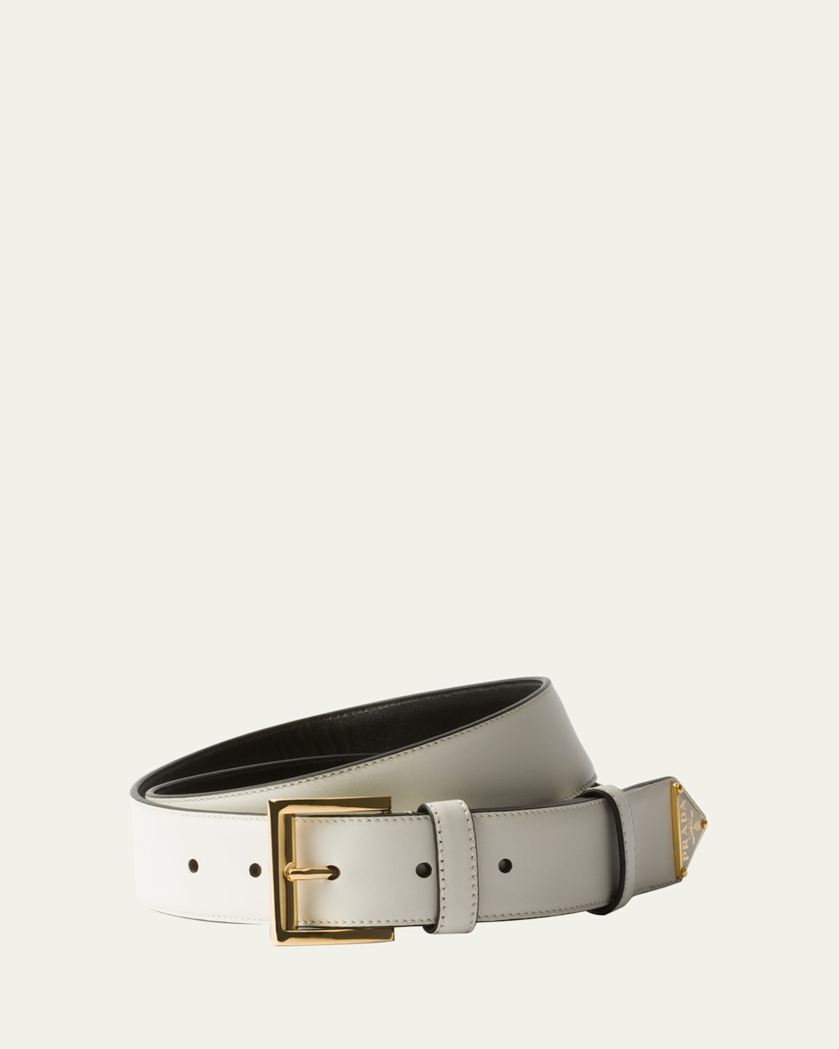 Prada City Calf Leather Belt